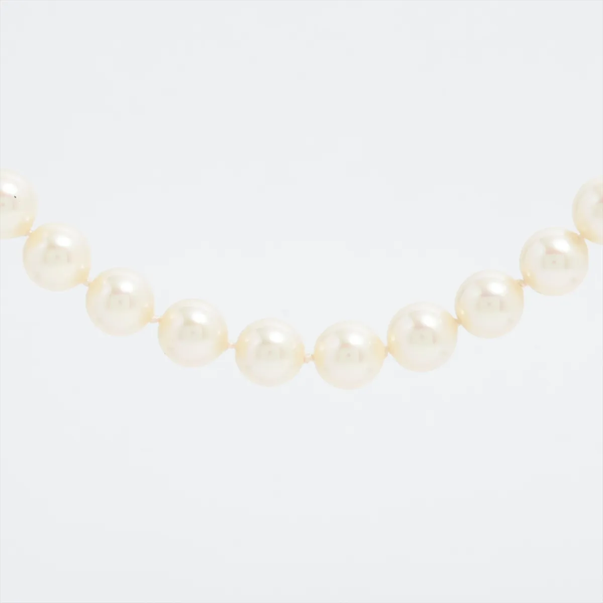 necklace, faux pearls, — view 2