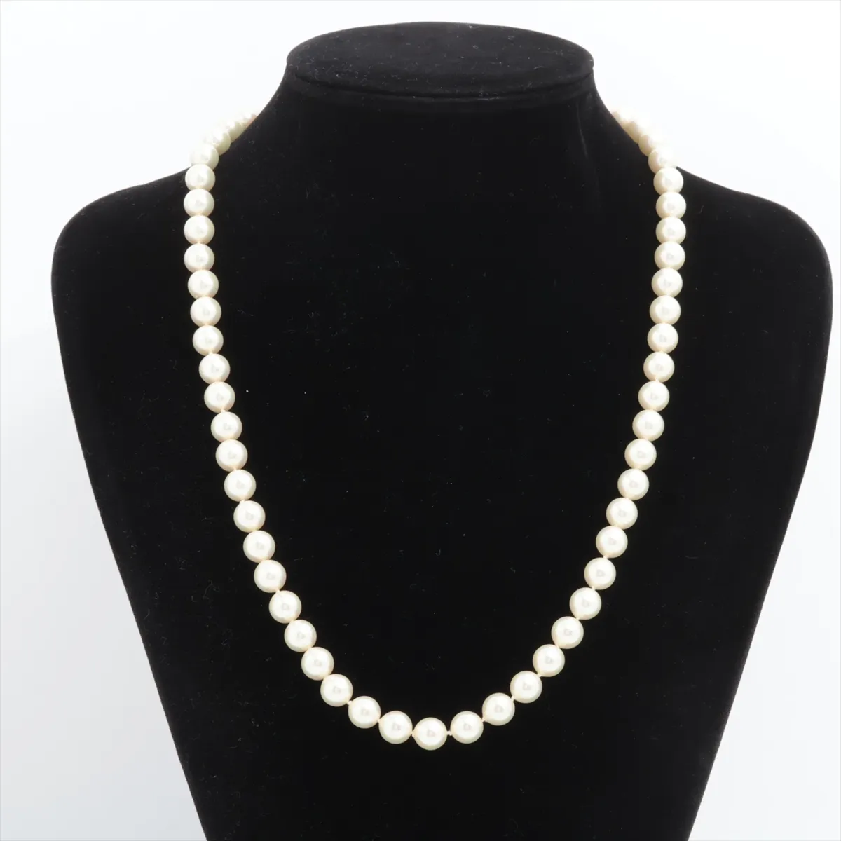 necklace, faux pearls, — view 5
