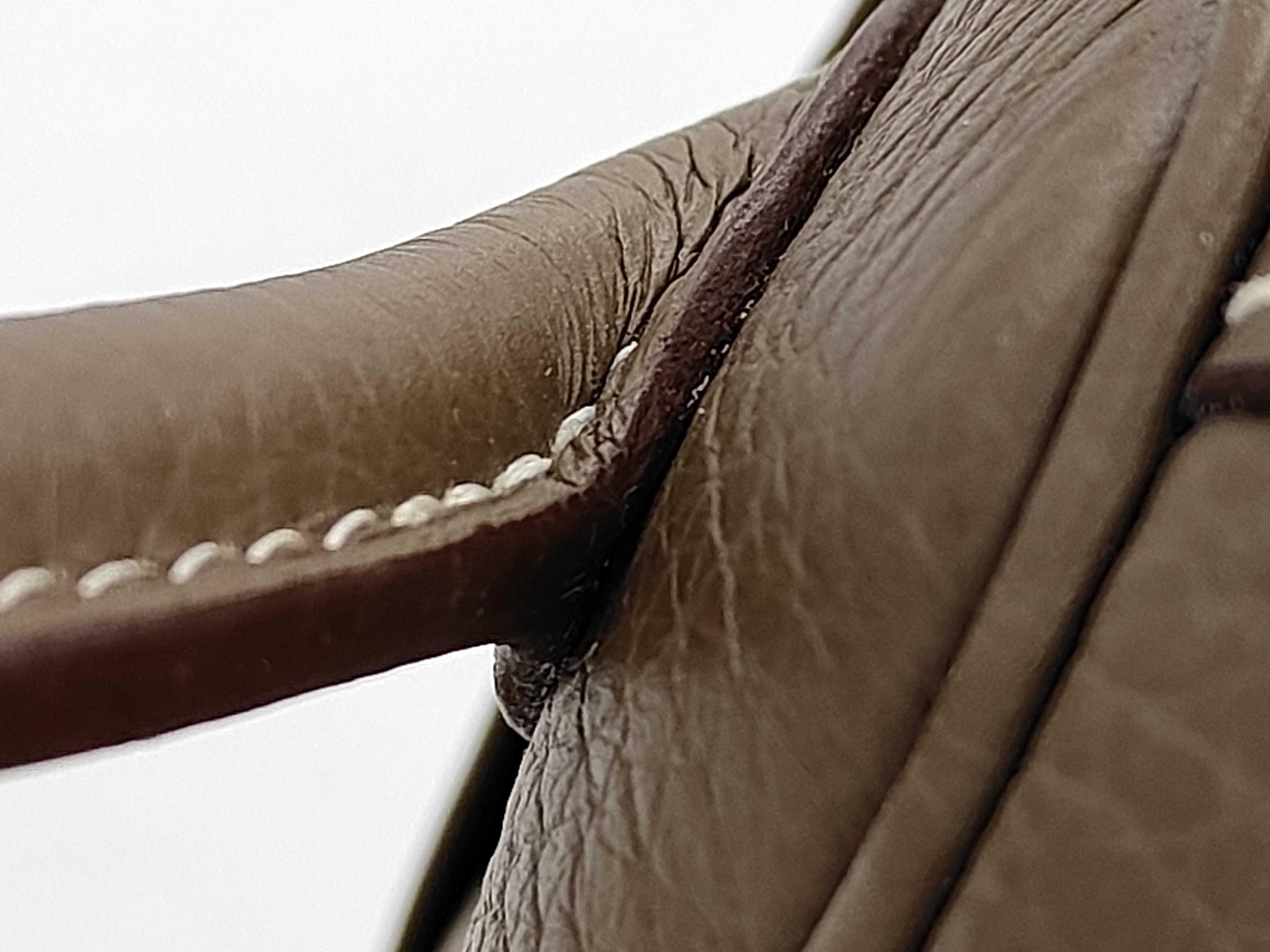 Lindy 26 Taurillon Etoupe Silver Hardware Z Stamp Bag — view 6