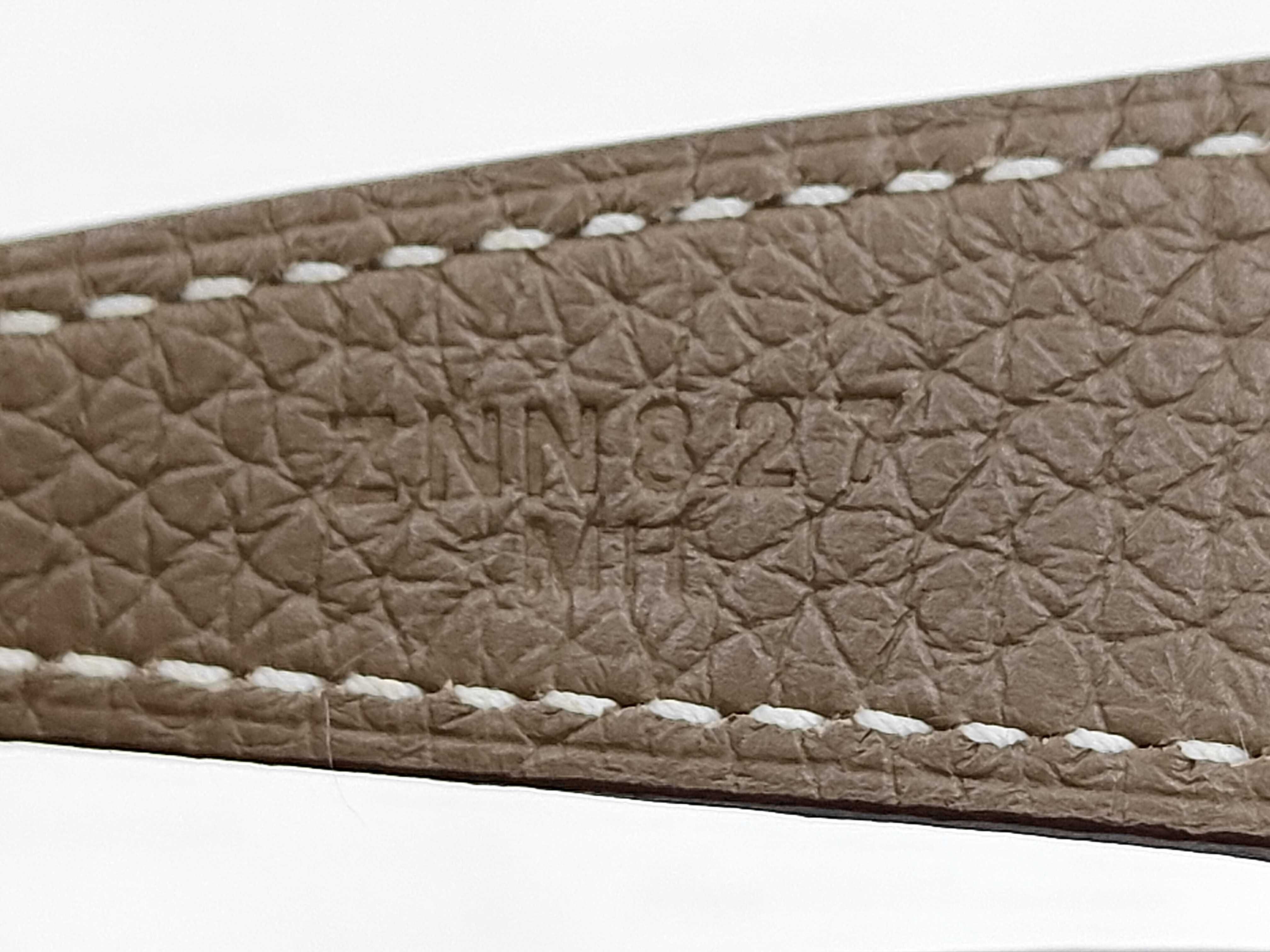Lindy 26 Taurillon Etoupe Silver Hardware Z Stamp Bag — view 9
