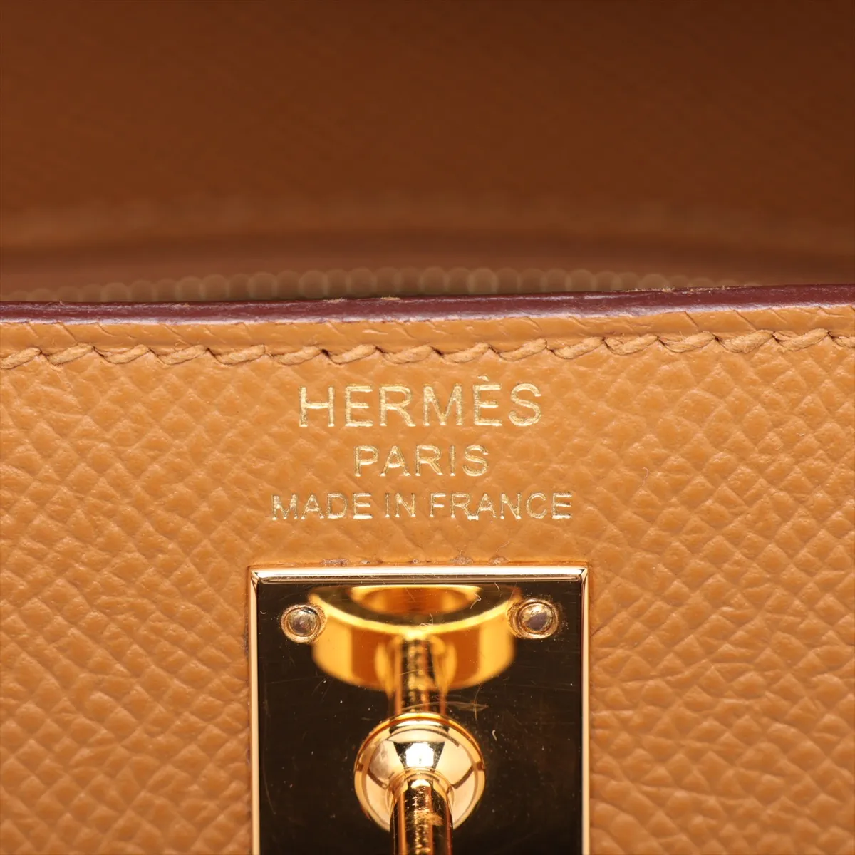 [Individually packaged] Hermes Kelly 25 Sellier Veau Epsom Sesame Gold Hardware Z: 2021 — view 11