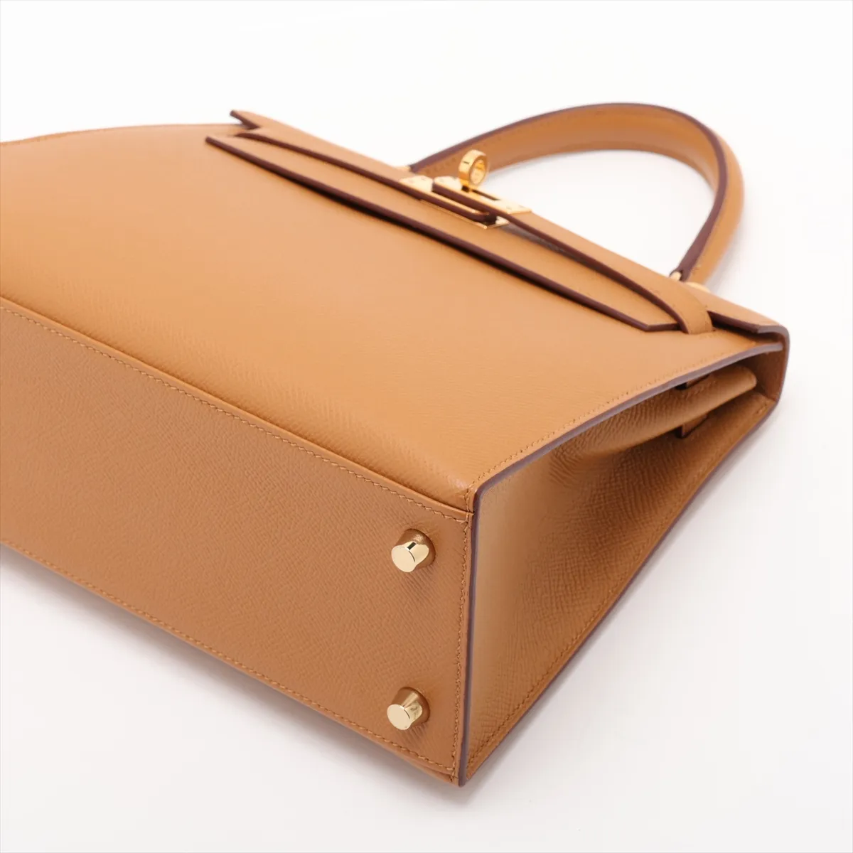 [Individually packaged] Hermes Kelly 25 Sellier Veau Epsom Sesame Gold Hardware Z: 2021 — view 3