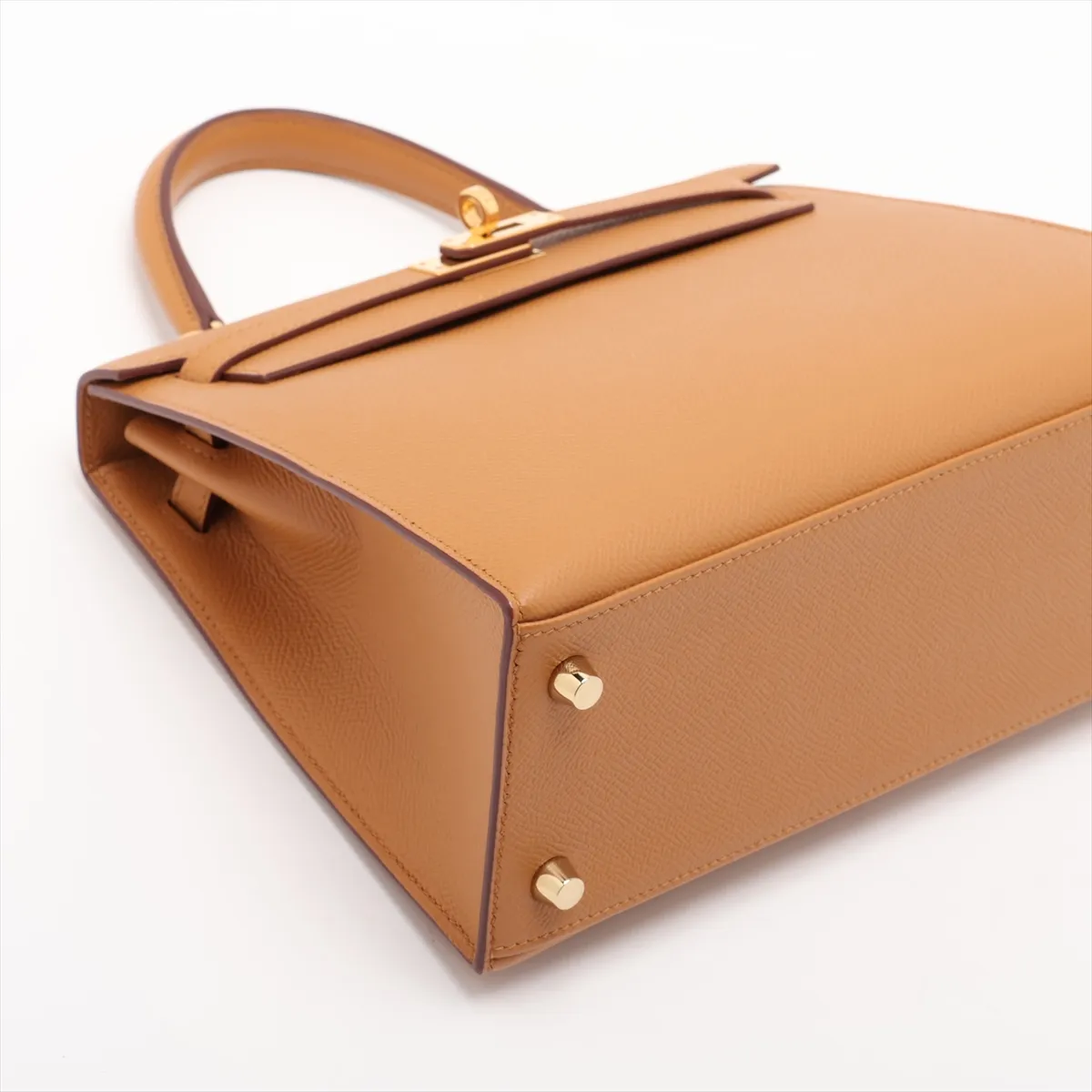 [Individually packaged] Hermes Kelly 25 Sellier Veau Epsom Sesame Gold Hardware Z: 2021 — view 4