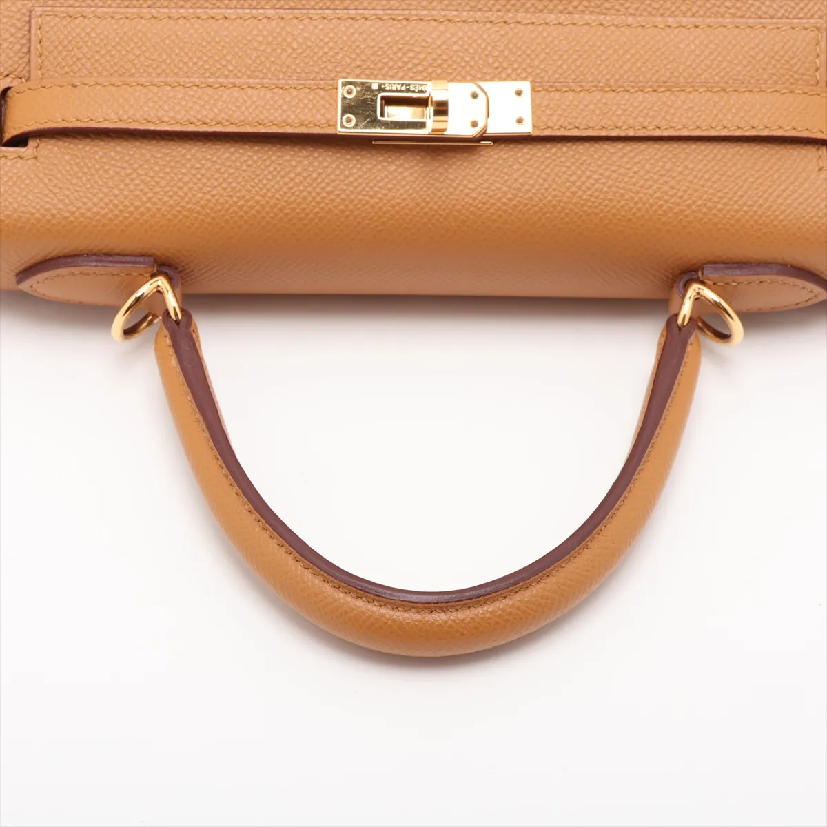 [Individually packaged] Hermes Kelly 25 Sellier Veau Epsom Sesame Gold Hardware Z: 2021 — view 5