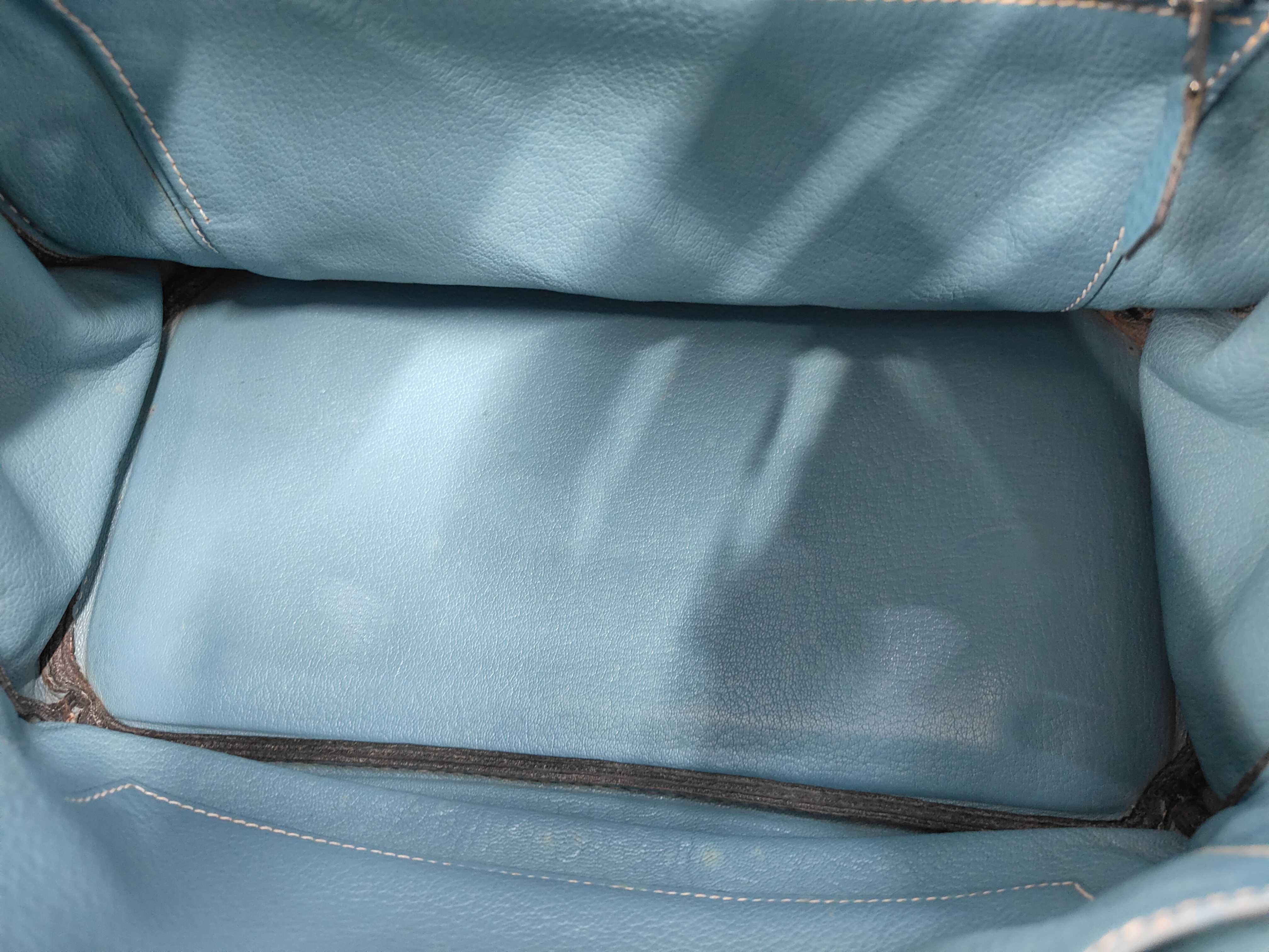 Birkin 30 Togo Blue Jean H stamp handbag — view 10