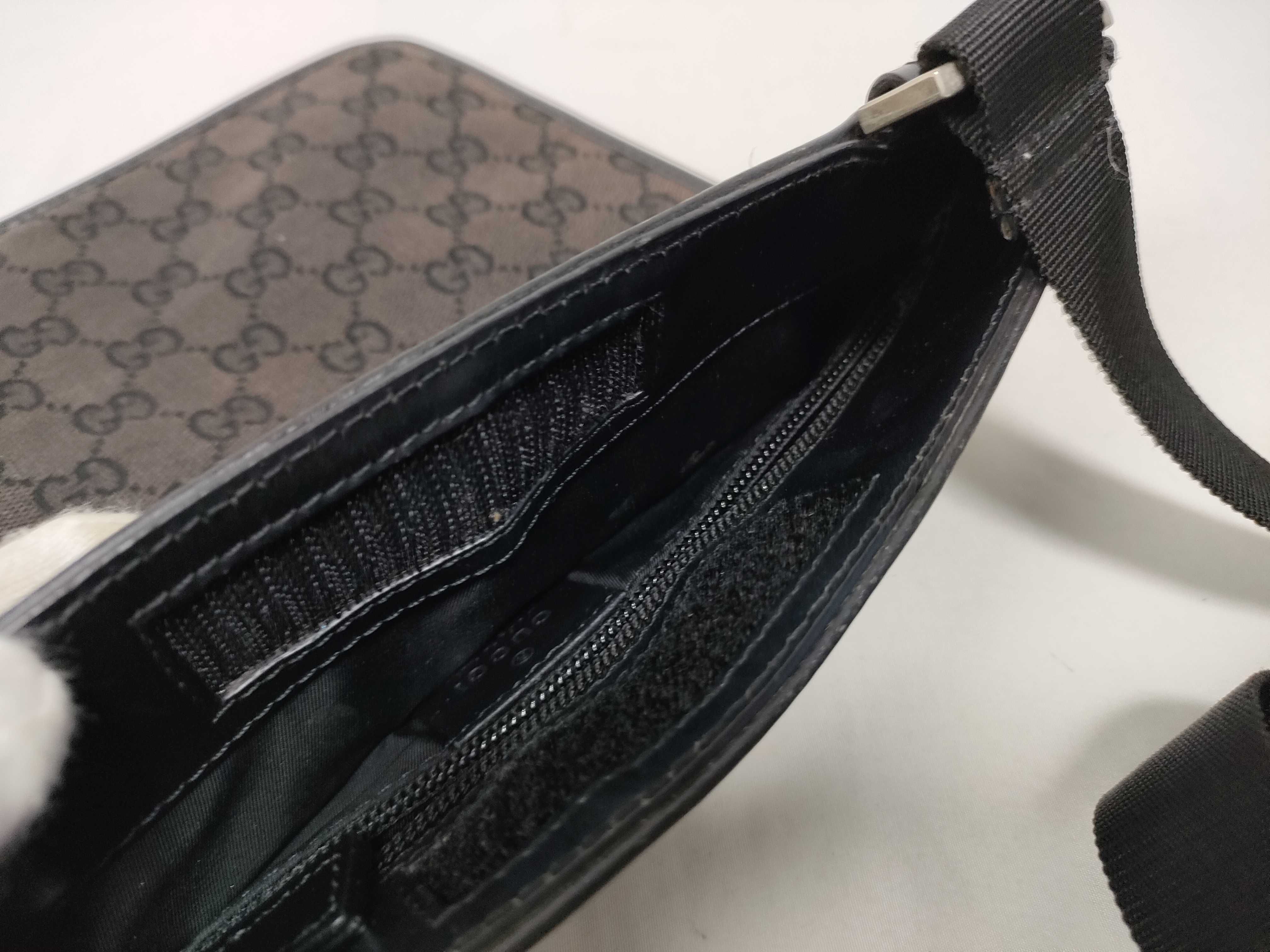 GG Canvas Shoulder Bag, Black — view 12