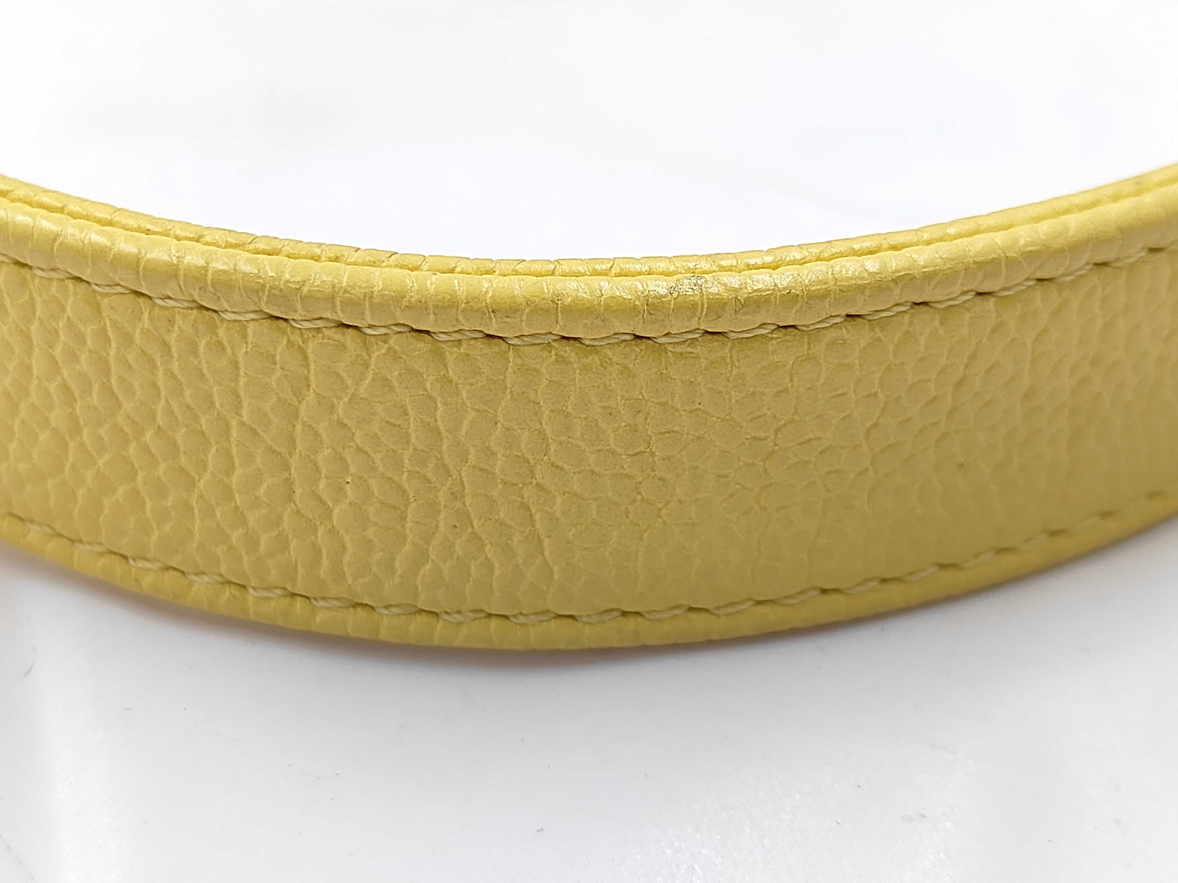 Boy Chanel 20 Chain Shoulder Bag, Caviar Yellow — view 4