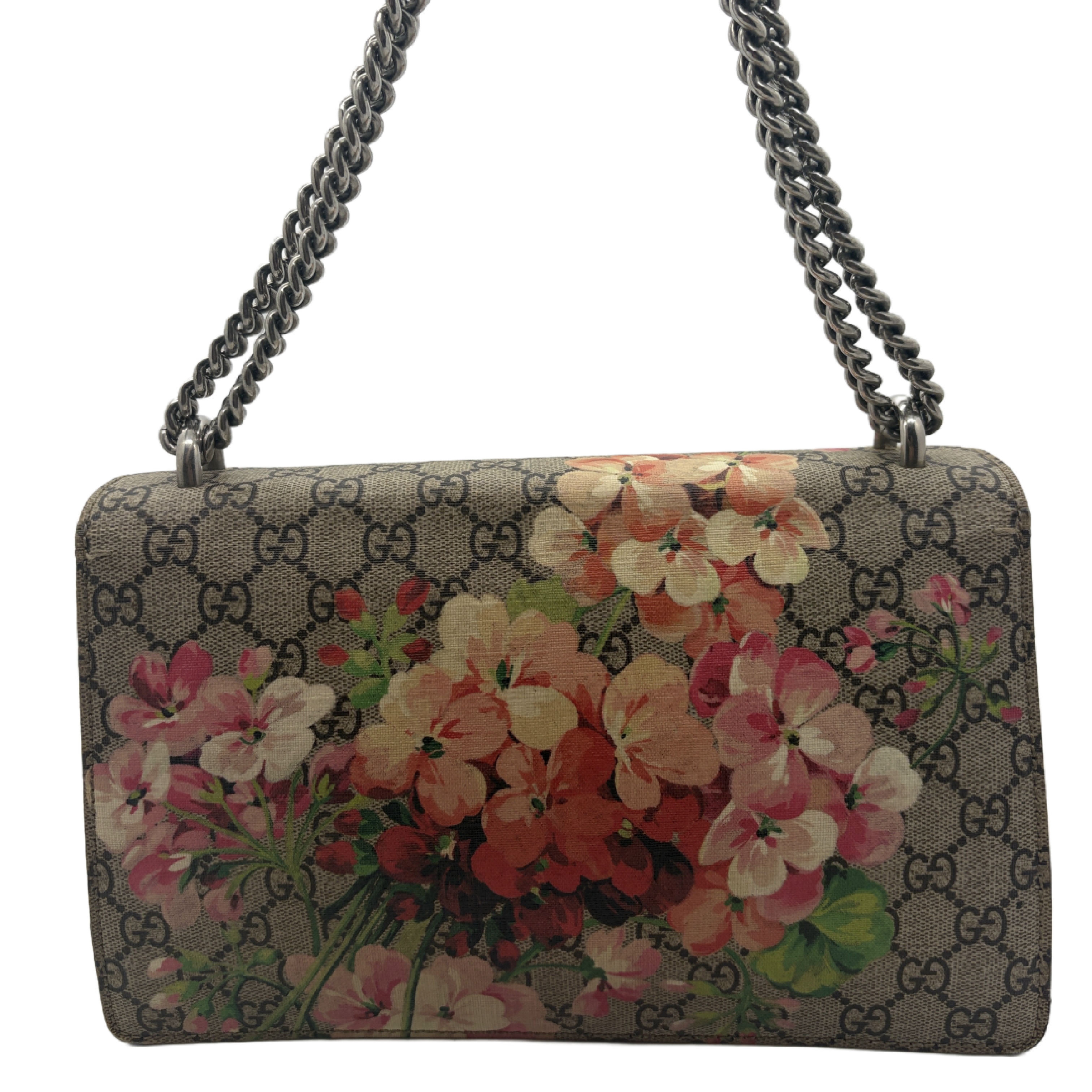 Dionysus GG Supreme Flower Print Chain Shoulder Bag — view 2