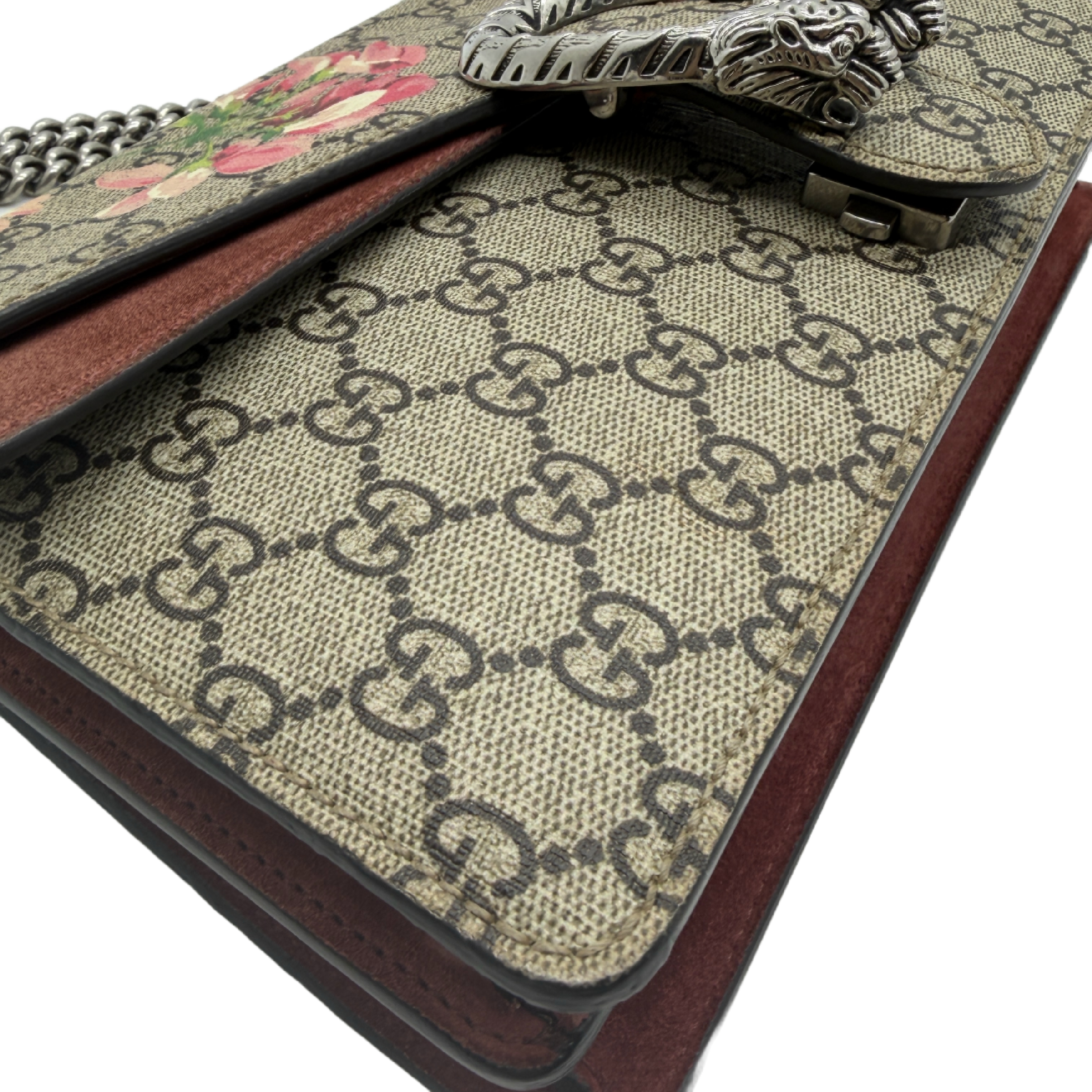 Dionysus GG Supreme Flower Print Chain Shoulder Bag — view 5
