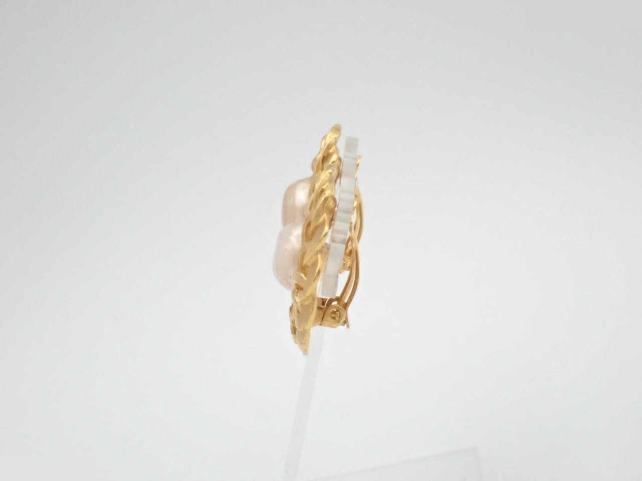 Pearl Coco Mark Earrings — view 3