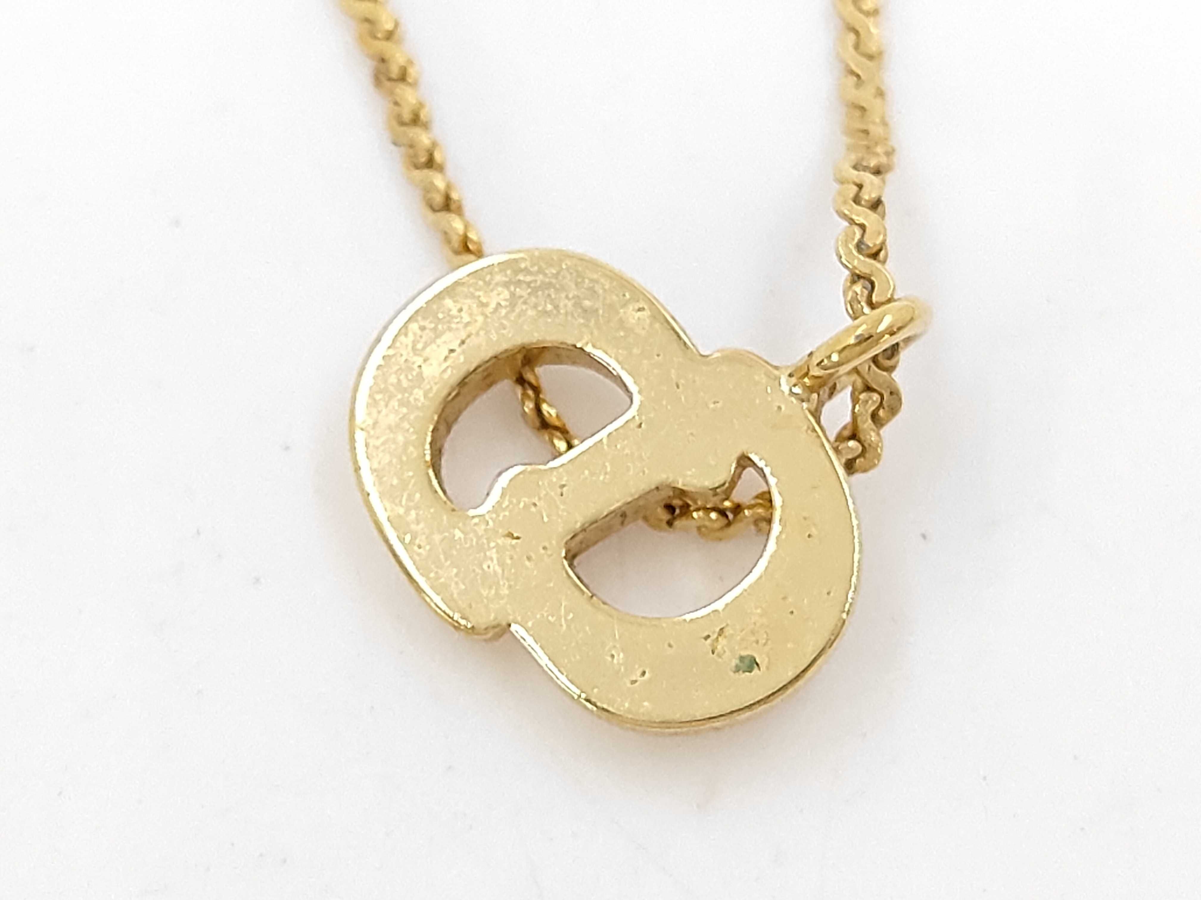 Necklace CD Rhinestone GP Necklace — view 2