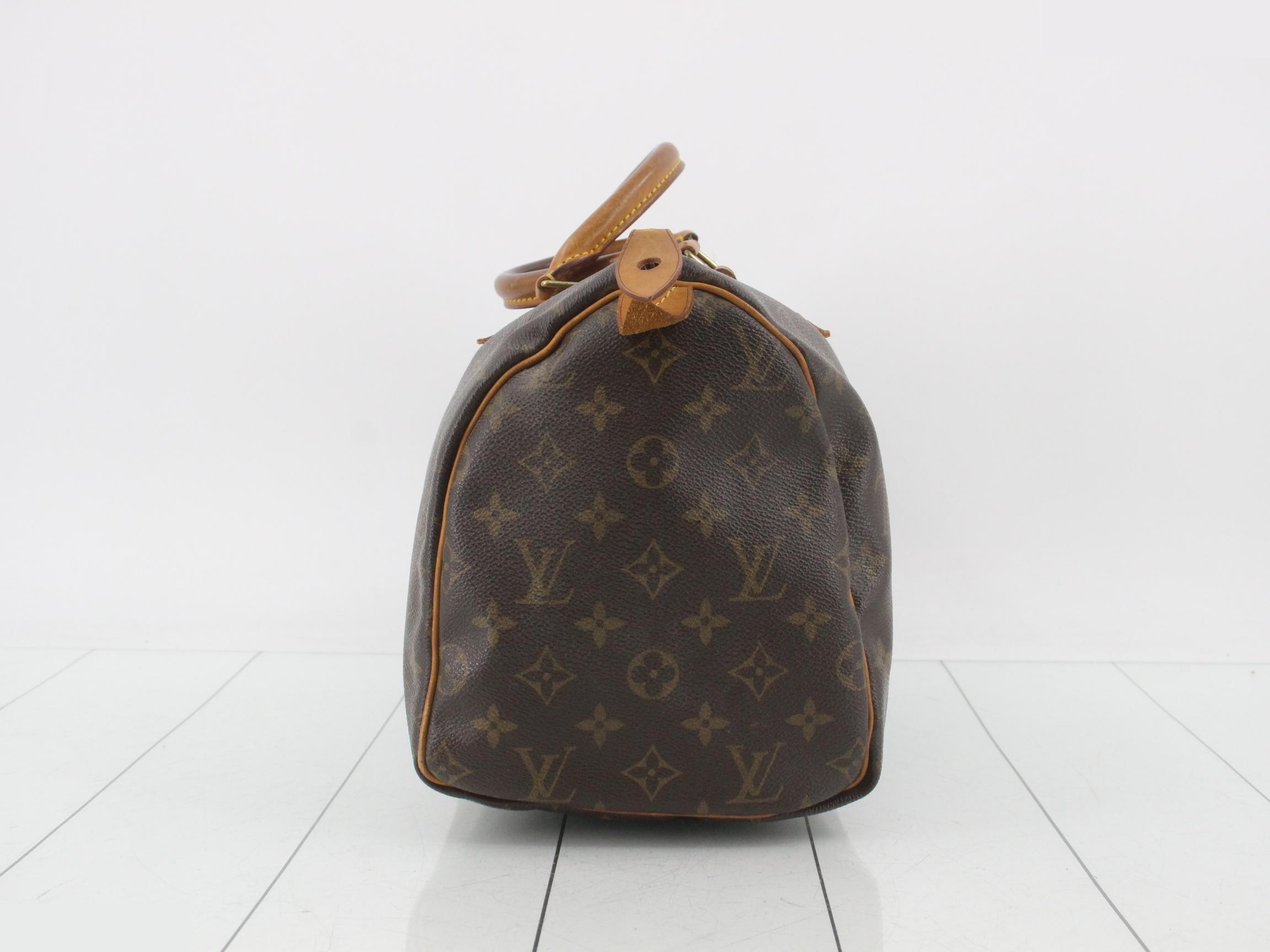 Speedy 30 Handbag, Monogram Boston Bag — view 3