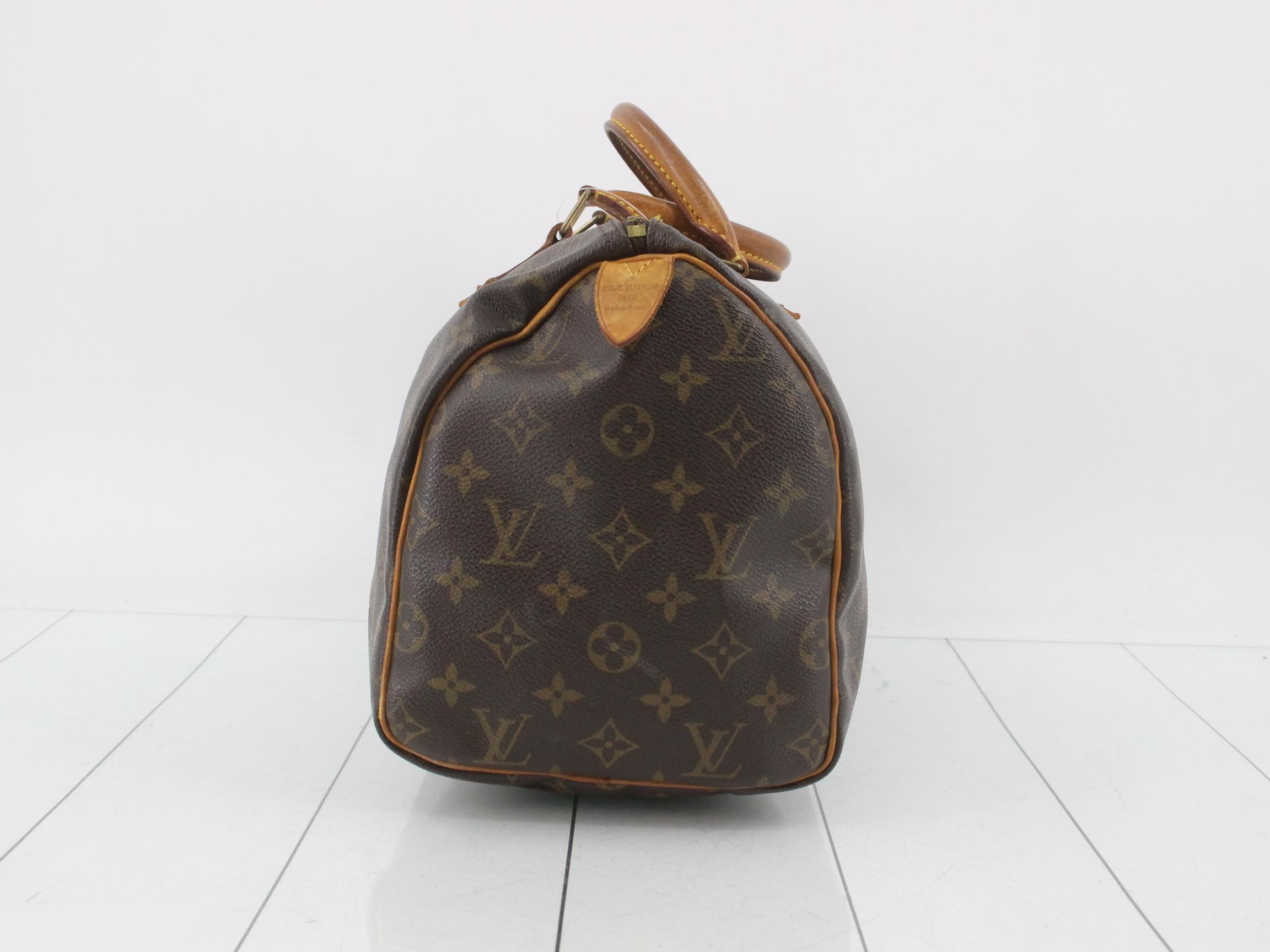 Speedy 30 Handbag, Monogram Boston Bag — view 4
