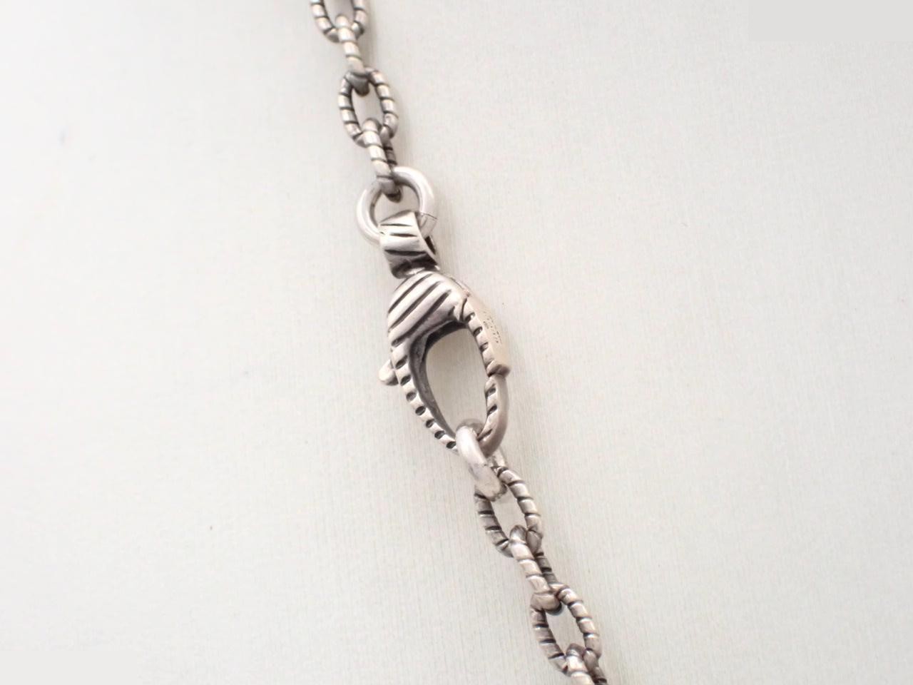 Interlocking Necklace, Sterling Silver (925), 18.4g — view 2