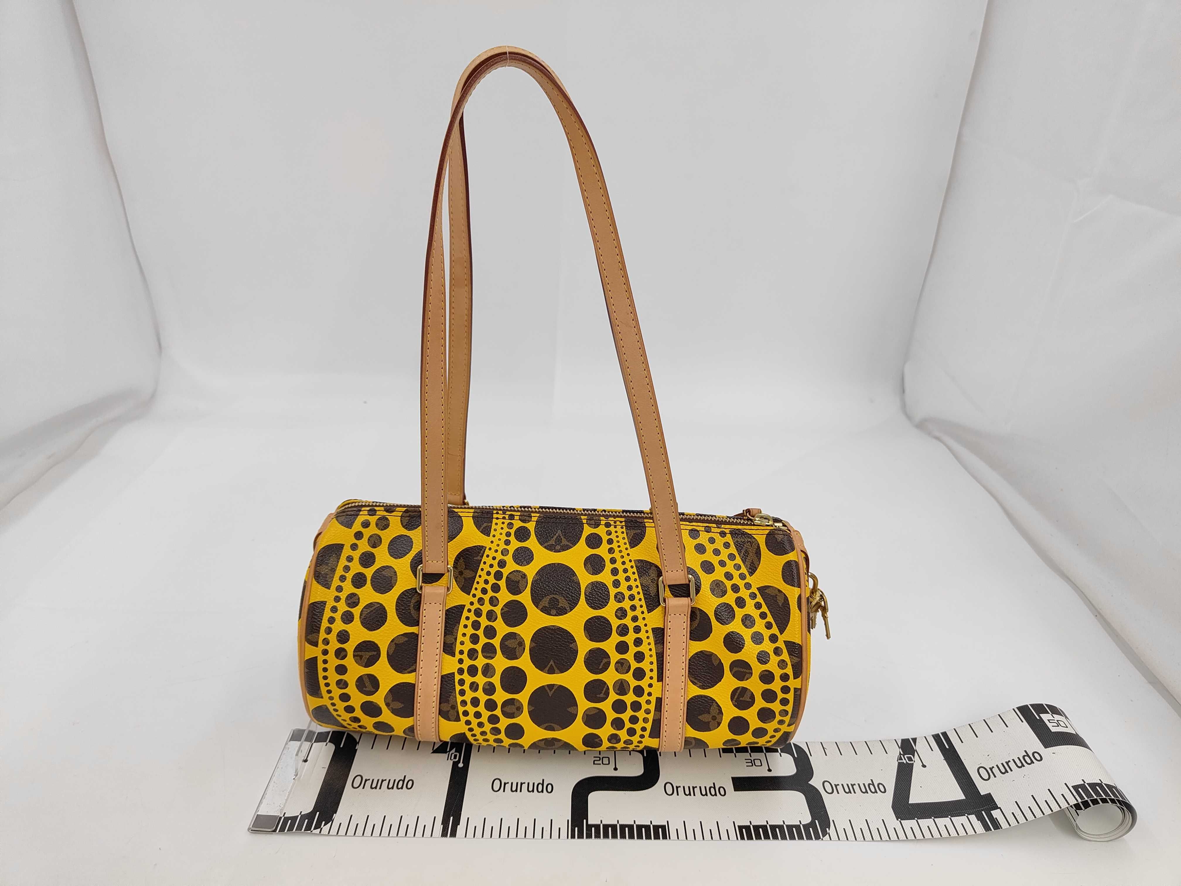 Yayoi Kusama Monogram Pumpkin Dot Papillon 30 M40688 MB2192 Shoulder Bag — view 2