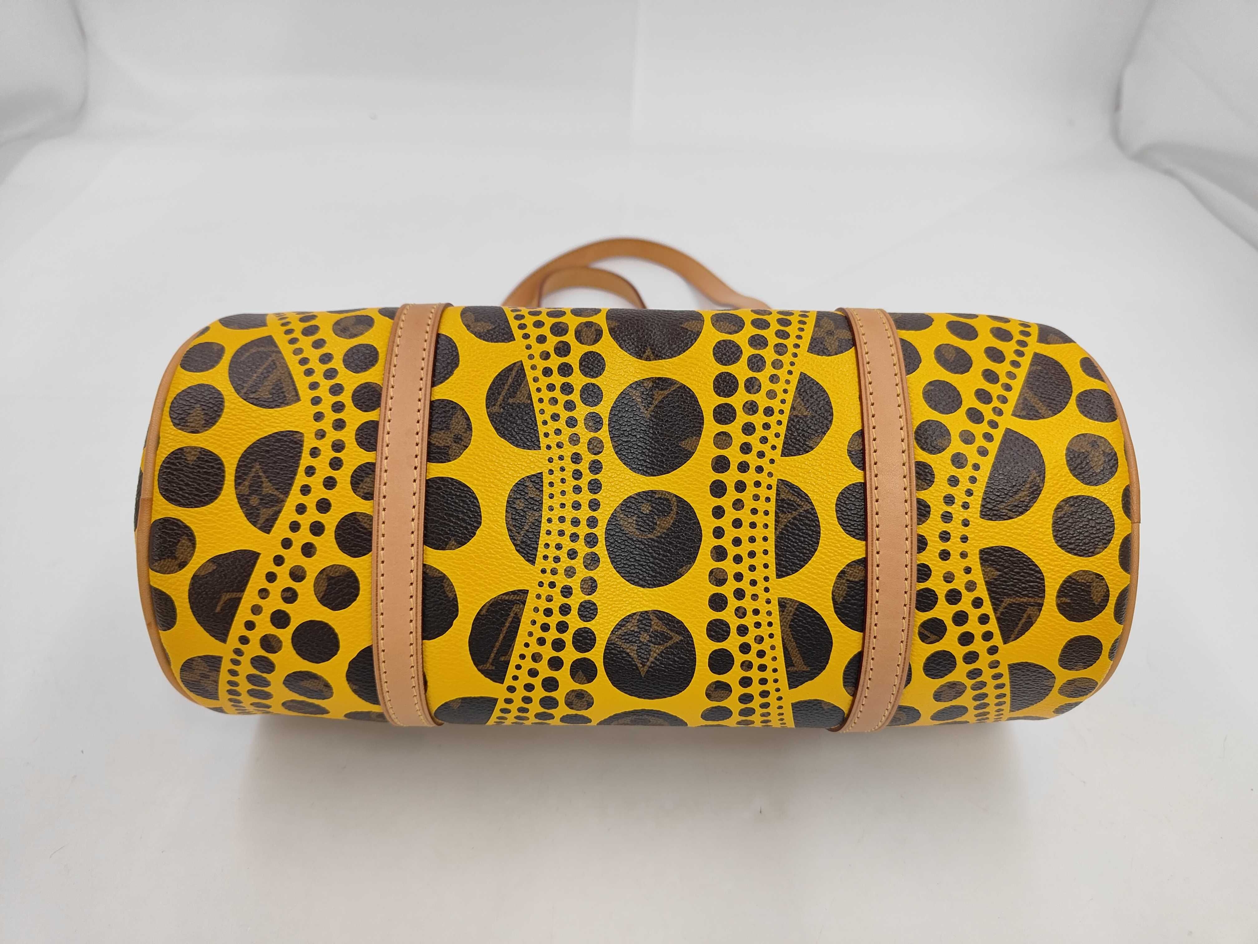 Yayoi Kusama Monogram Pumpkin Dot Papillon 30 M40688 MB2192 Shoulder Bag — view 3