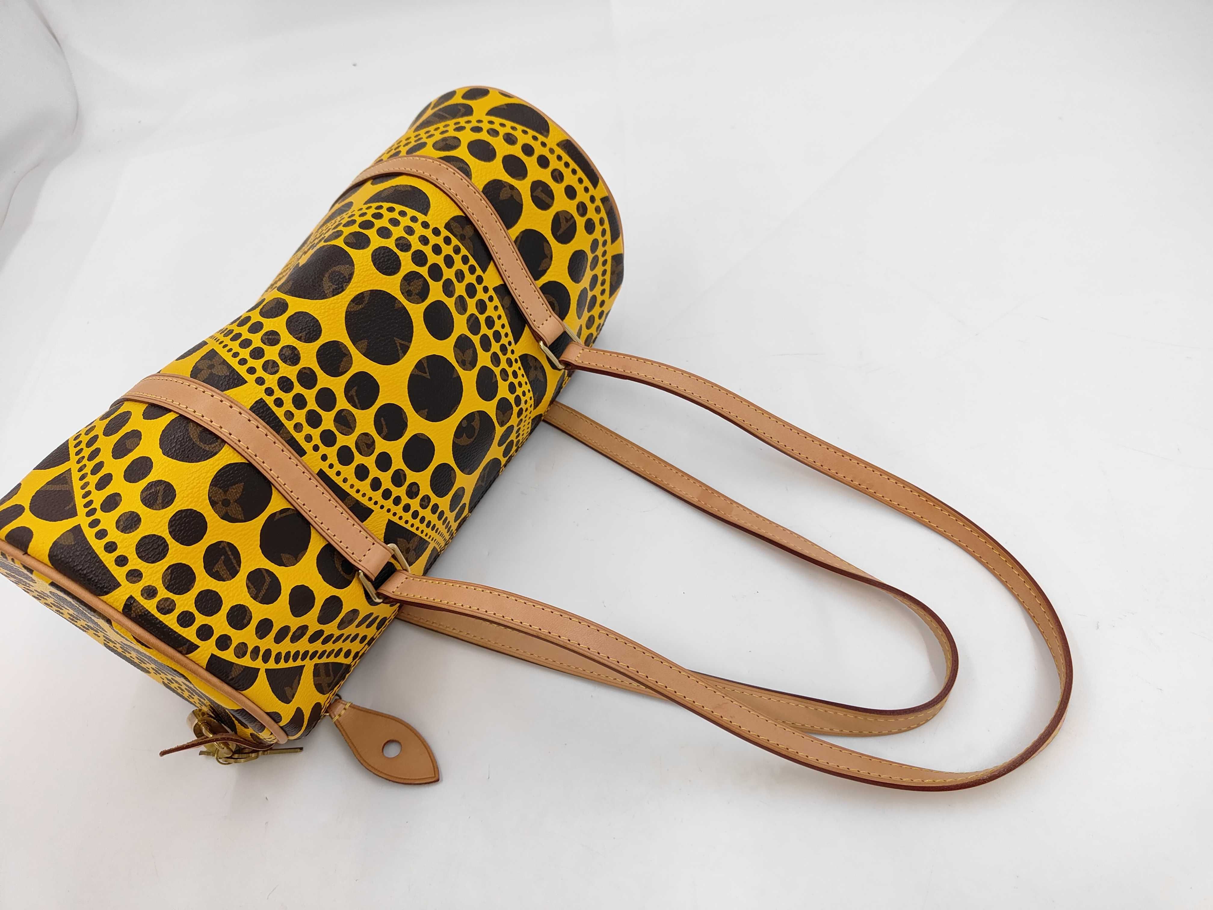 Yayoi Kusama Monogram Pumpkin Dot Papillon 30 M40688 MB2192 Shoulder Bag — view 5