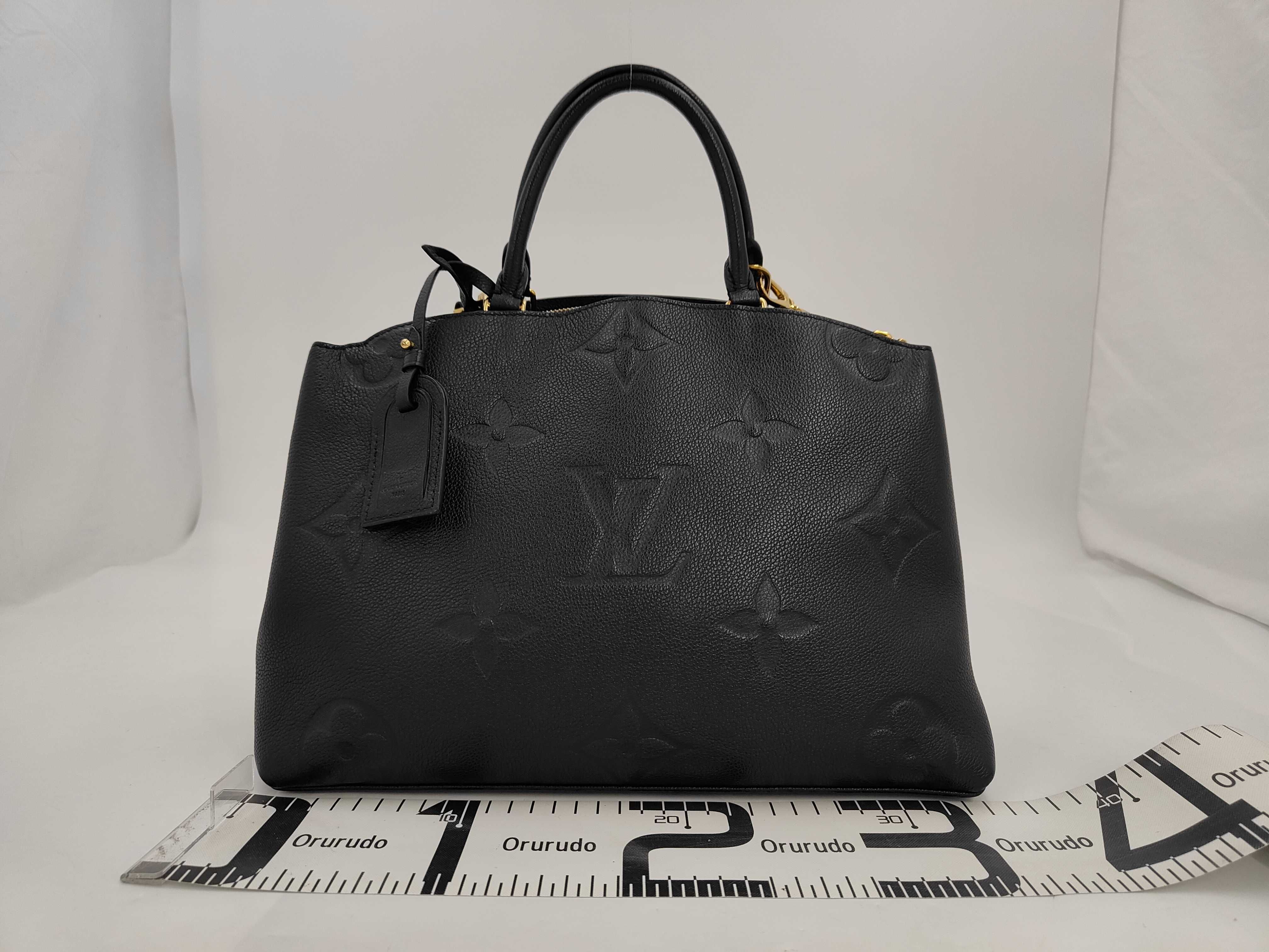Grand Palais Black Embossed Monogram Handbag — view 2