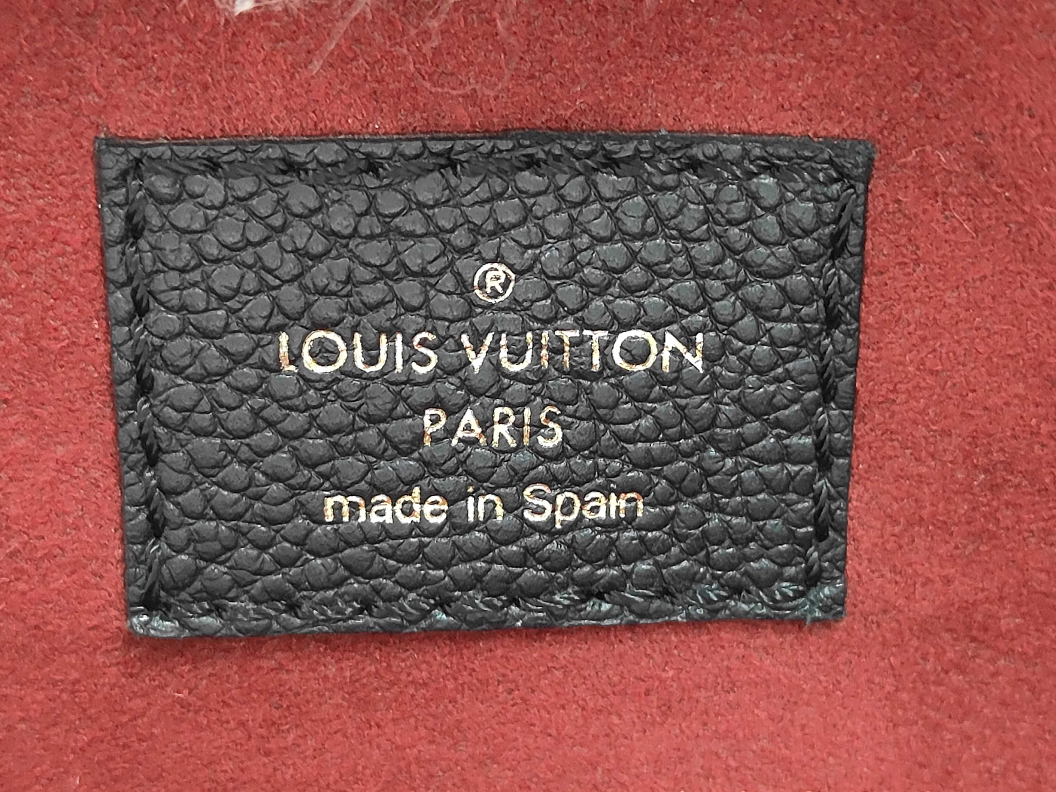 Grand Palais Black Embossed Monogram Handbag — view 10