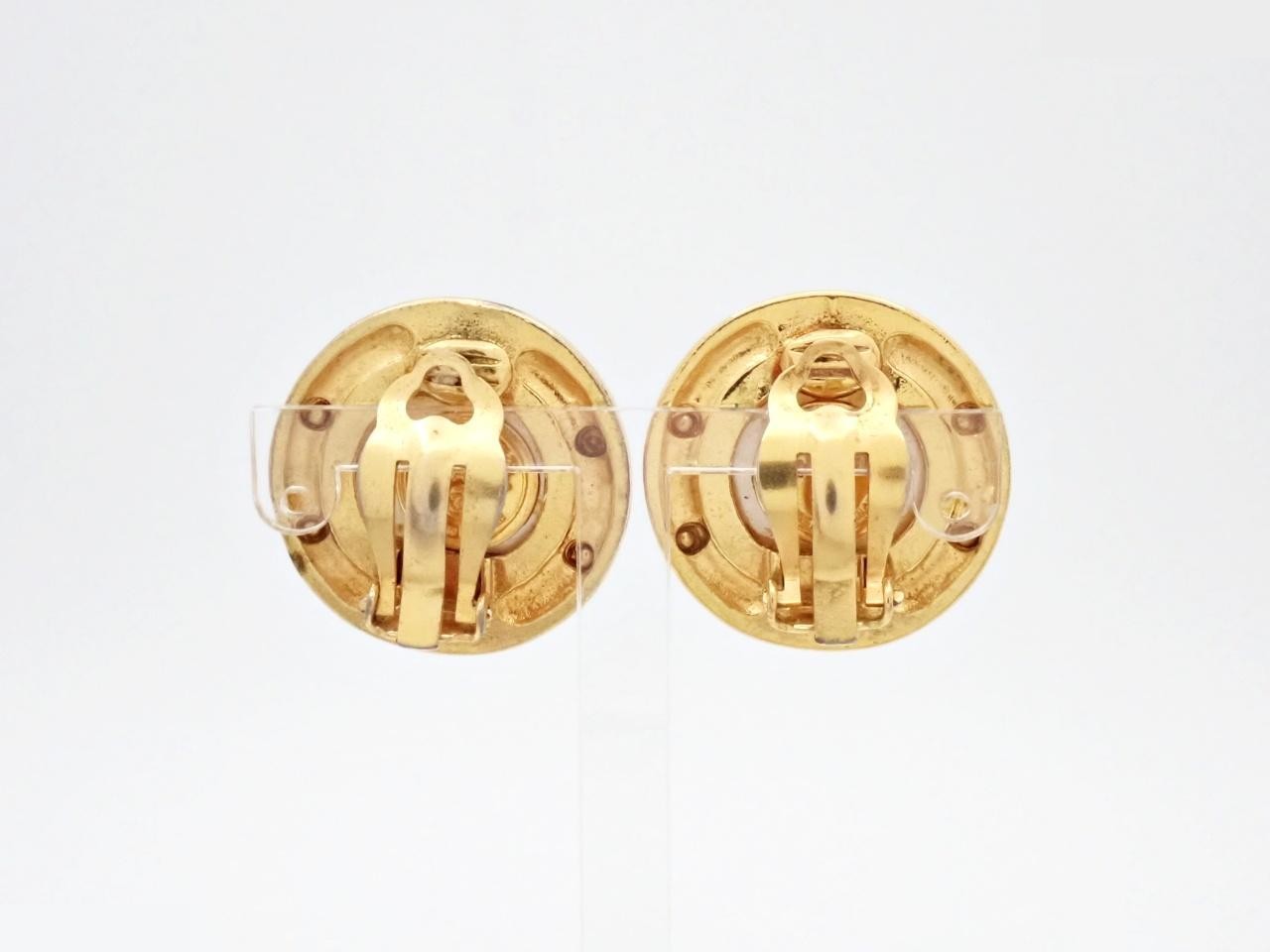 Pearl Coco Mark Earrings — view 2