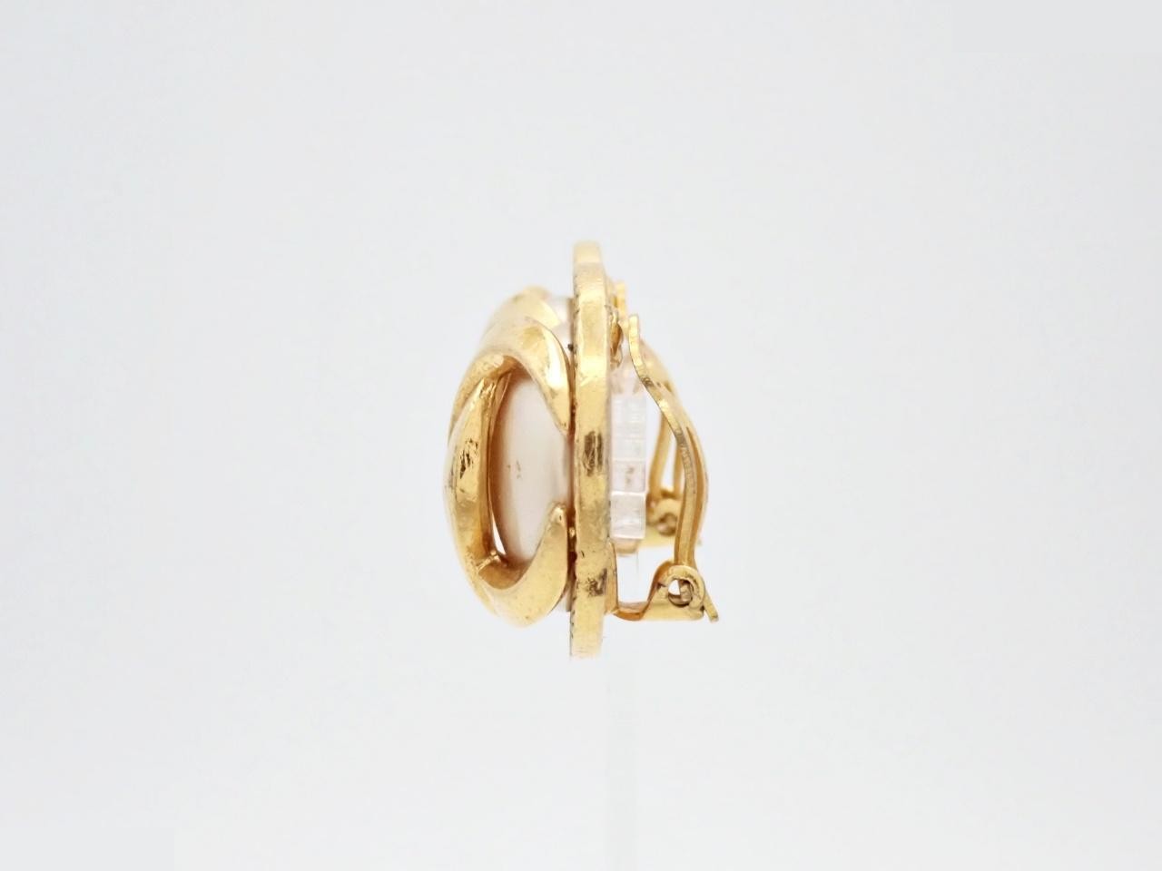 Pearl Coco Mark Earrings — view 3