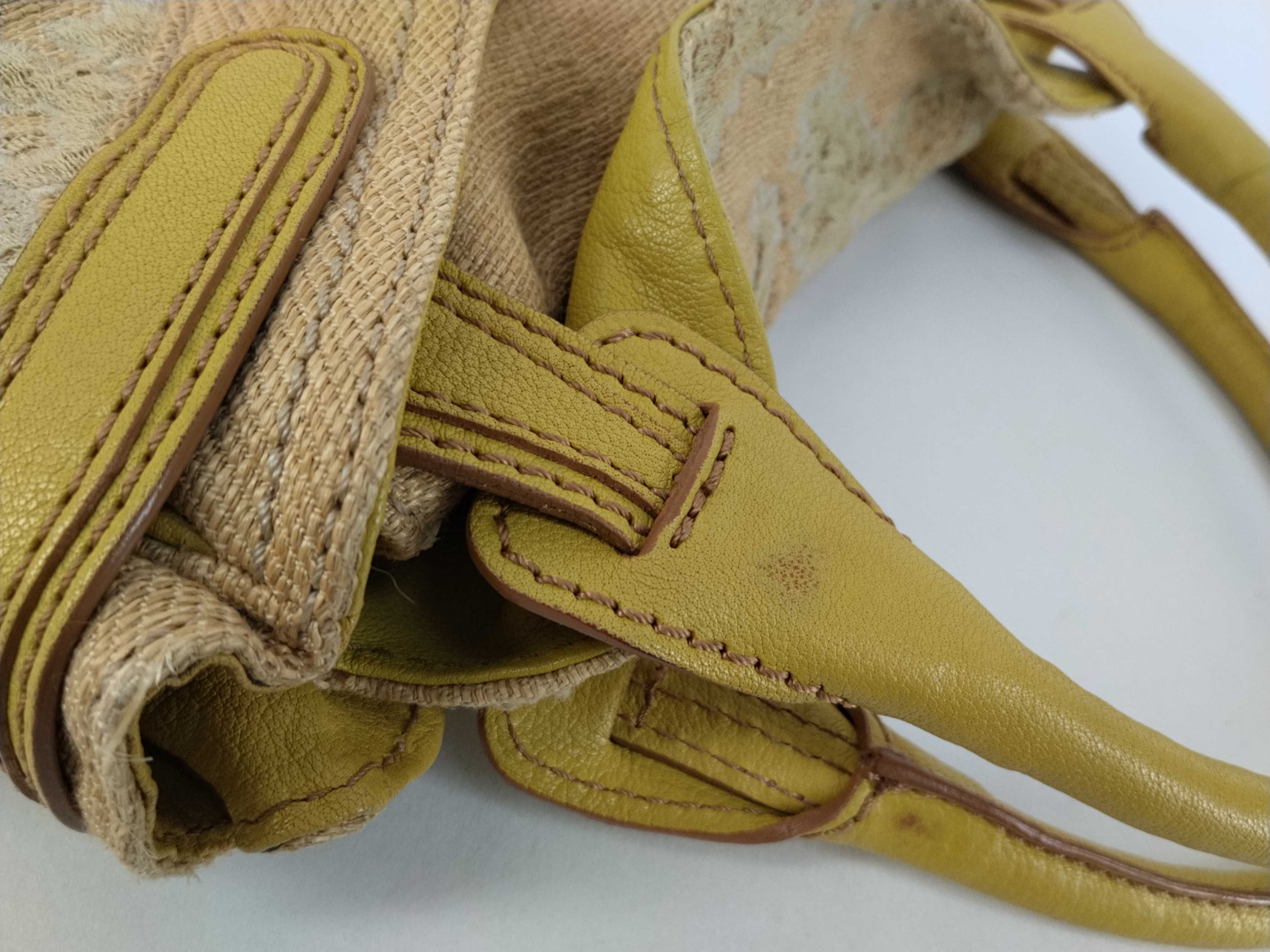 Embroidered Leather Flower Motif Handbag — view 5