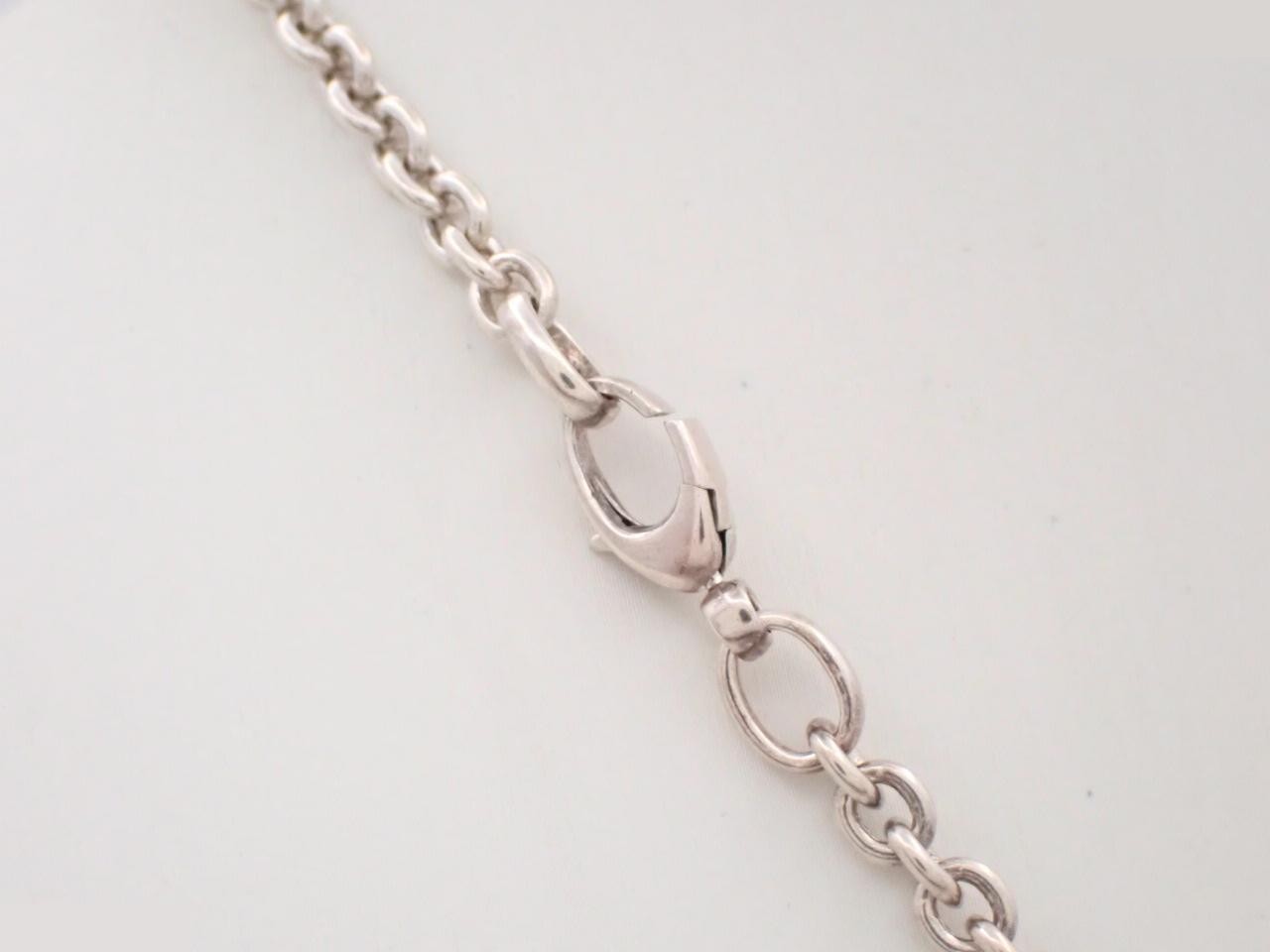 Interlocking G Necklace, 925 sterling silver, 29.2g, chain approximately 42cm — view 2