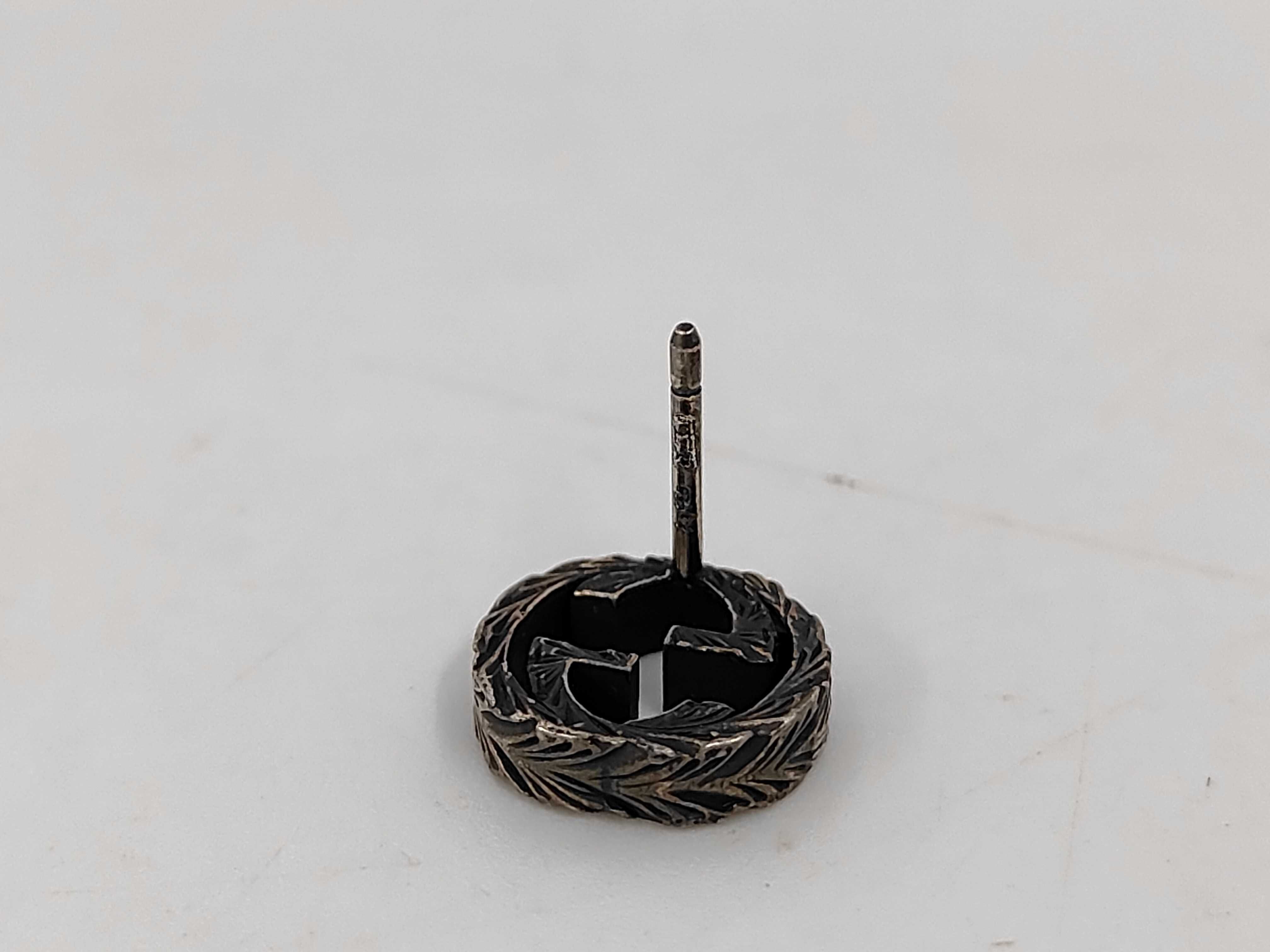 Interlocking Pe Earring (Single Earring) SV925 1.5cm — view 2