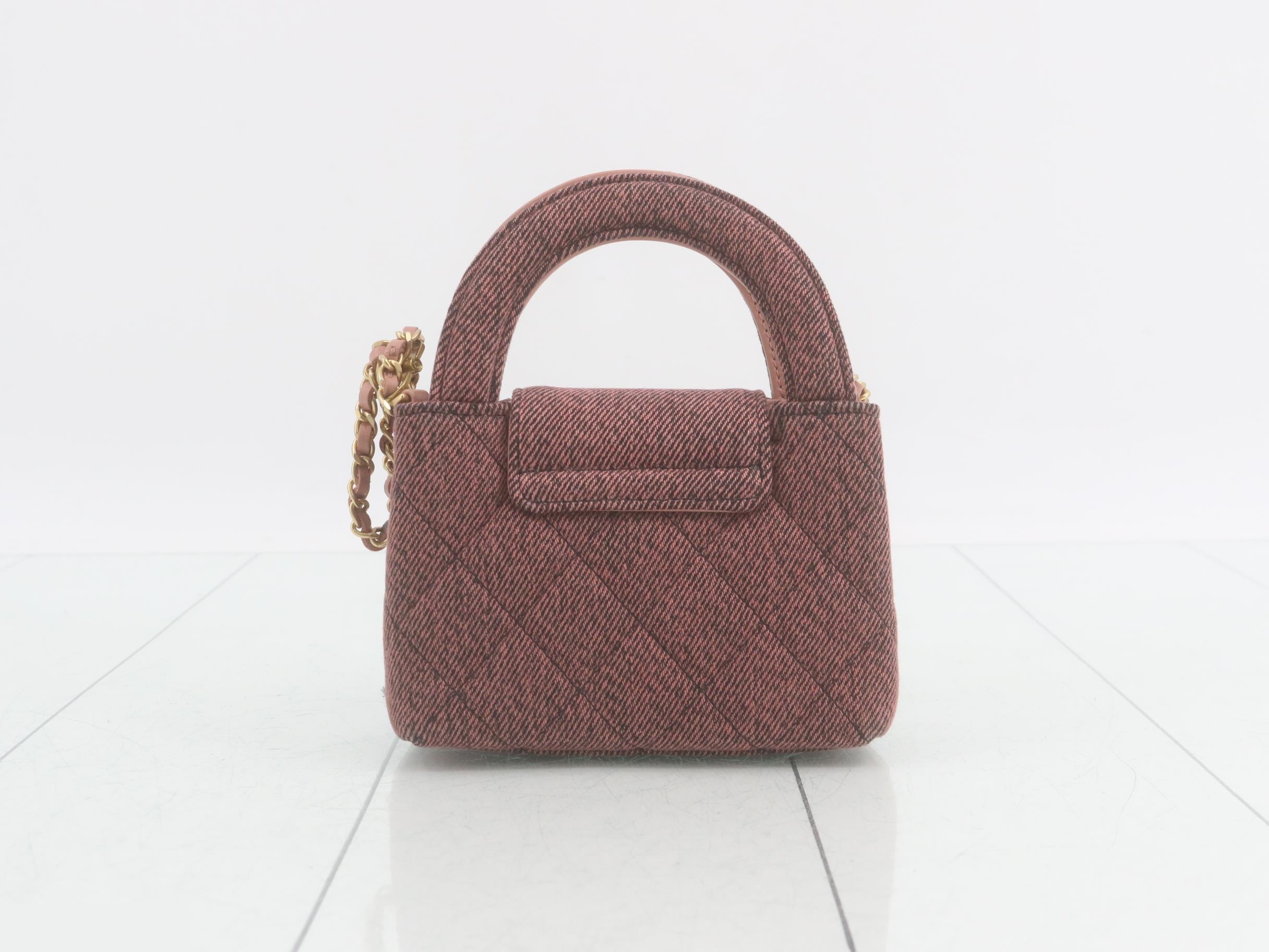 Denim Kelly Nano Shoulder Bag — view 2