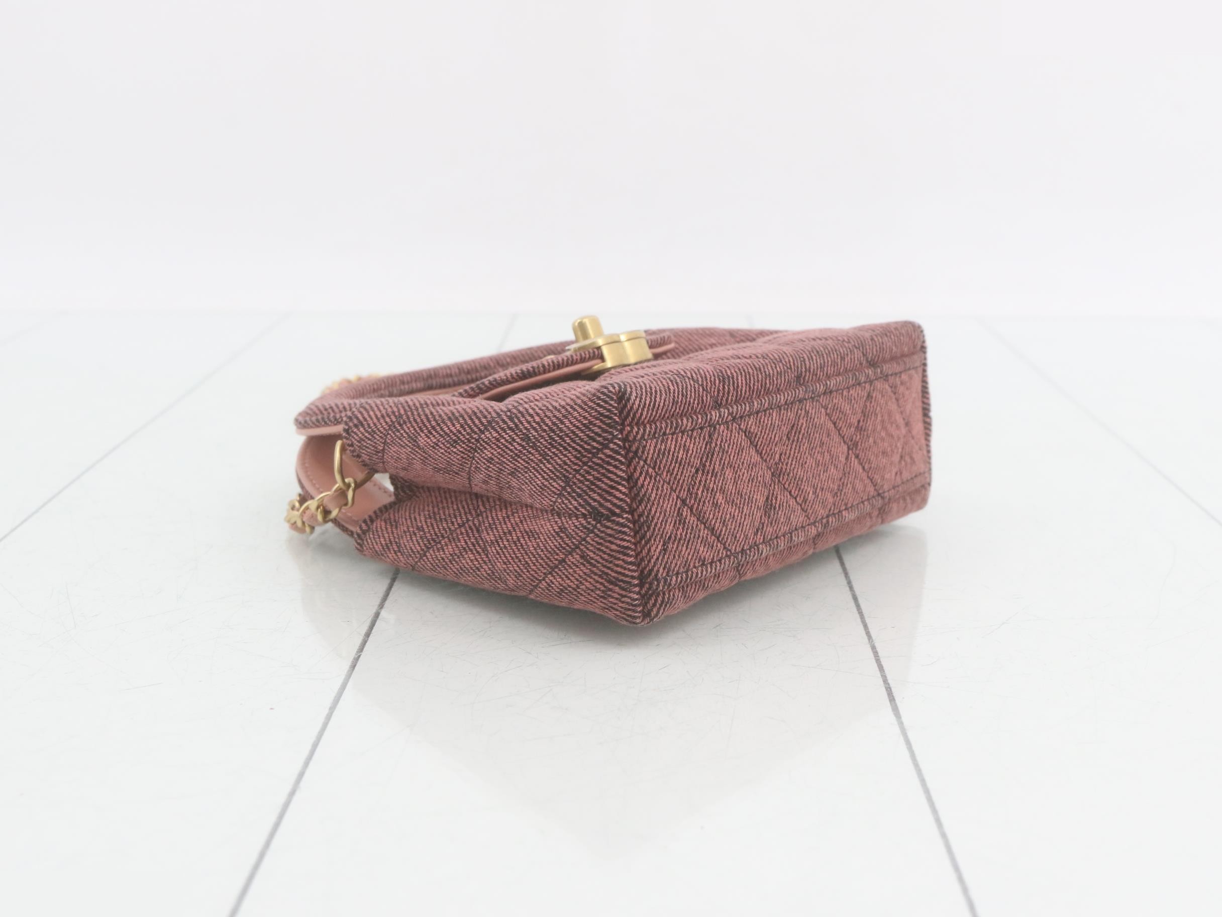 Denim Kelly Nano Shoulder Bag — view 5