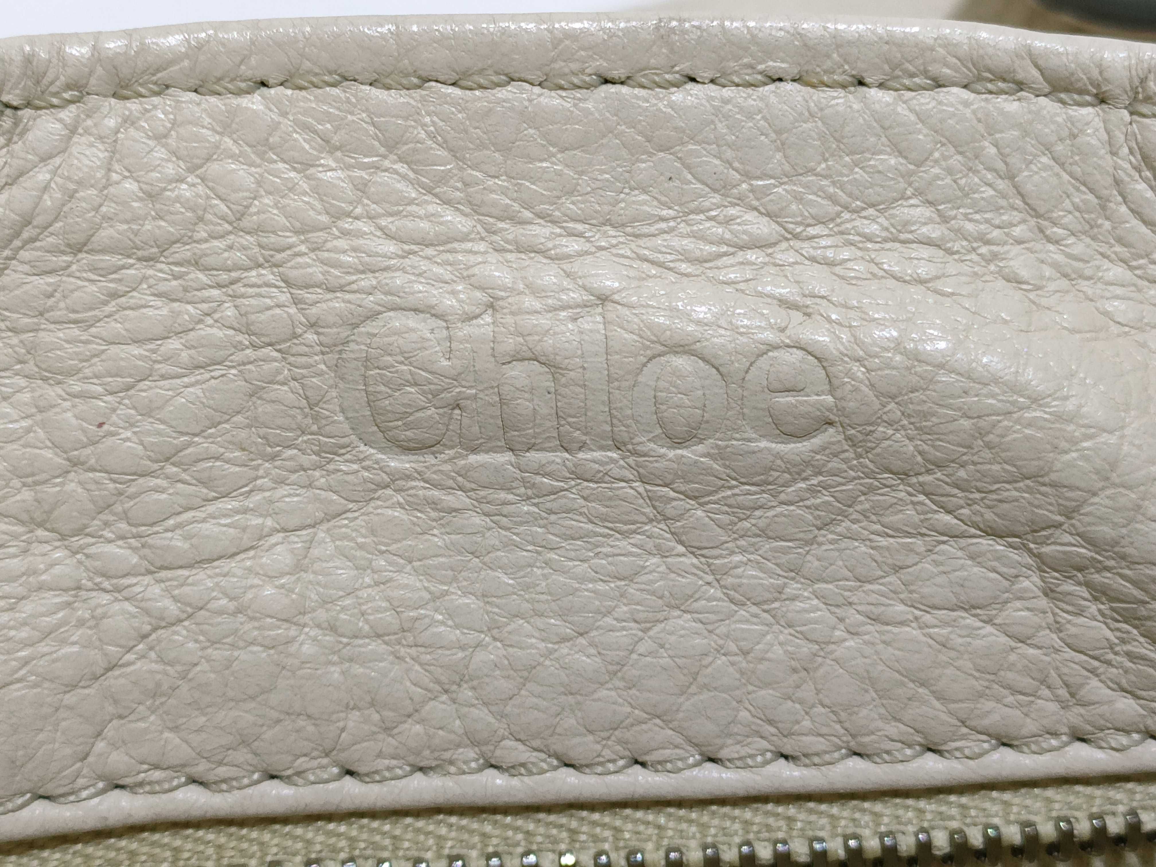 Paddington Leather Handbag, Beige — view 11