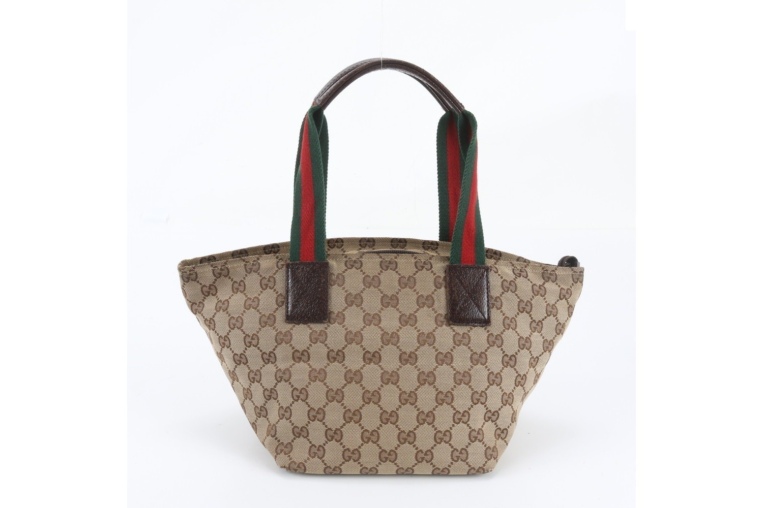 GG Canvas Sherry Line 131228 Leather Tote Bag — view 3