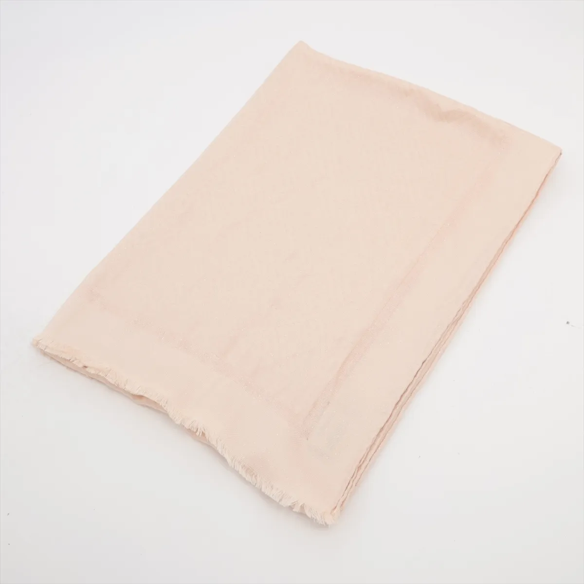 Zucca scarf, silk x polyester, pink. Shows signs of wear,