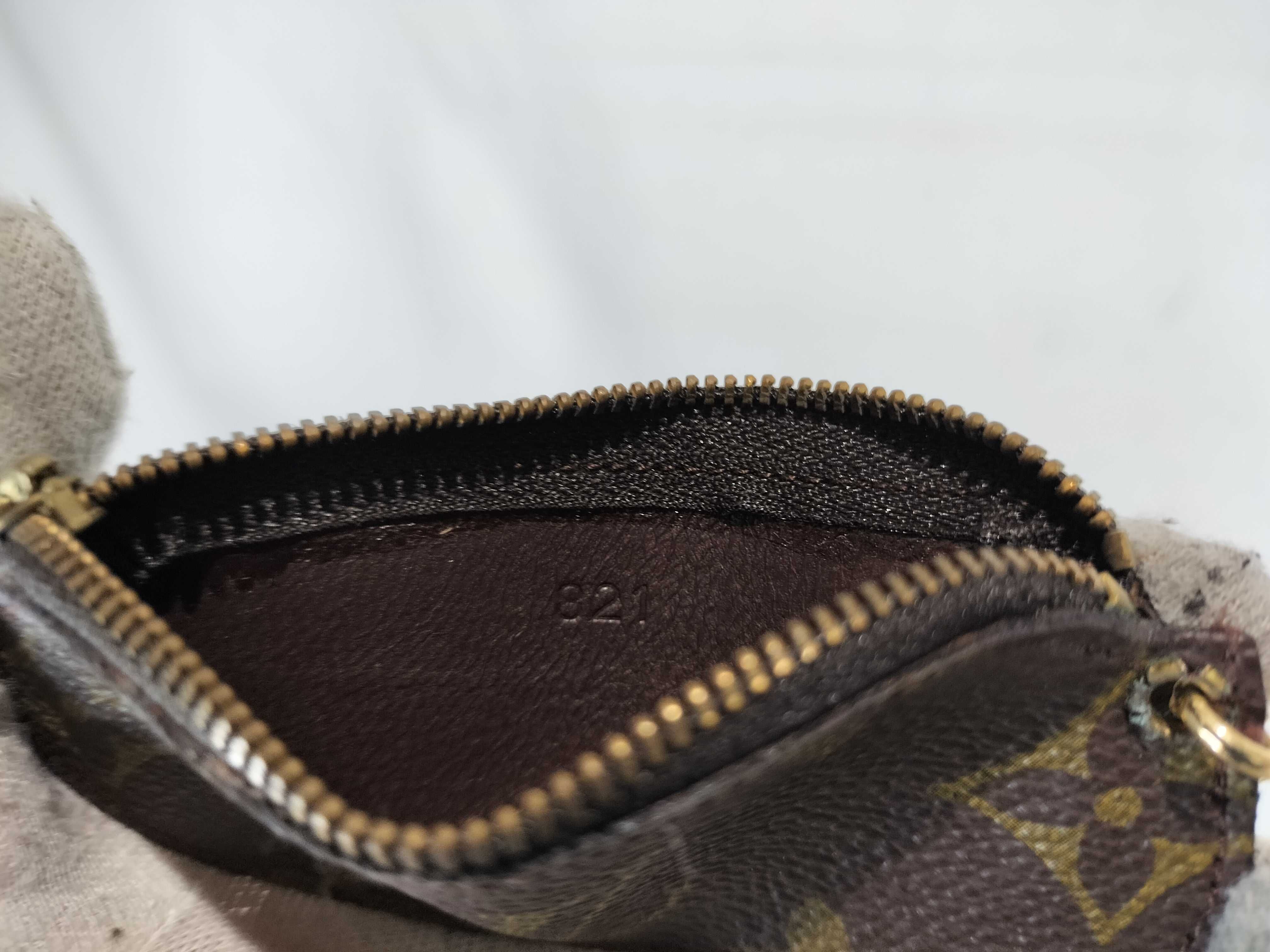 Monogram Louis Vuitton Etui Crepia Keyring Coin Case — view 10