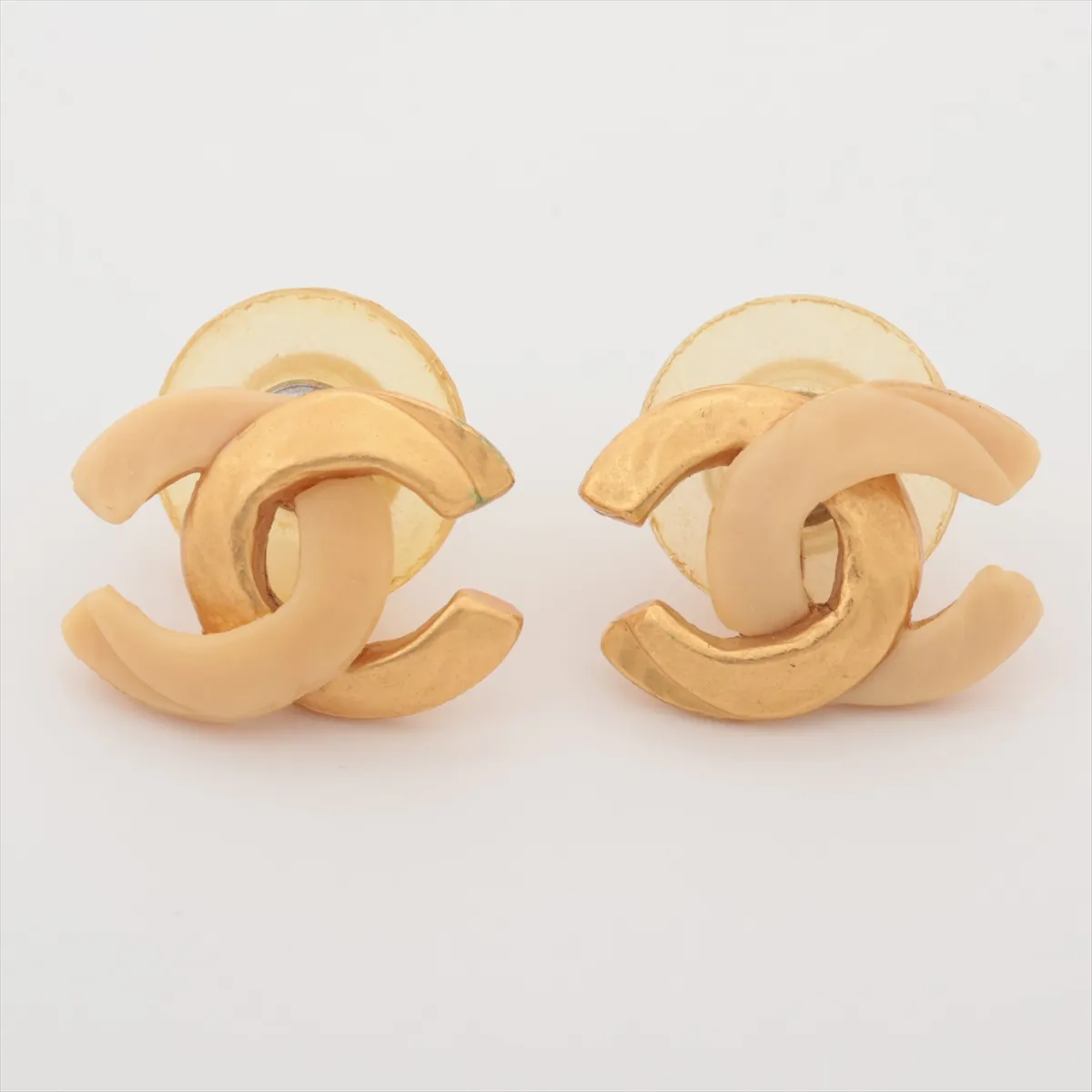Cocomark 00T Earrings (for both ears) Resin x GP Gold