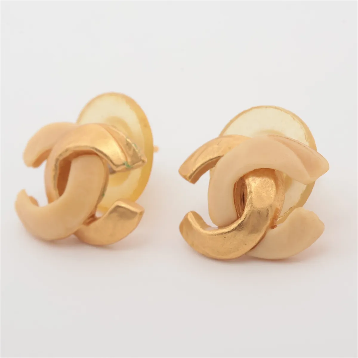 Cocomark 00T Earrings (for both ears) Resin x GP Gold — view 3