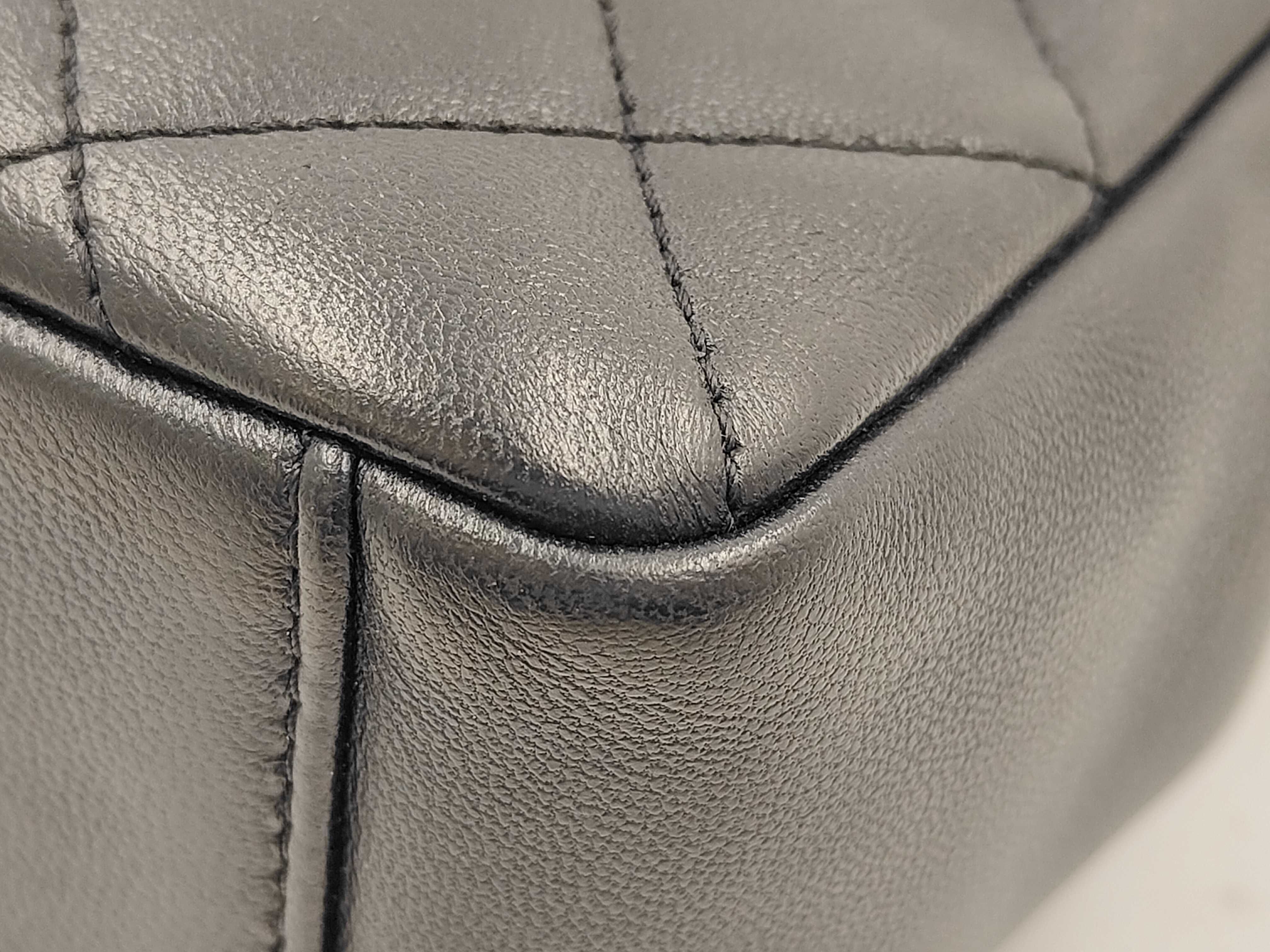 Classic Flap Cruise Black Quilted Lambskin Shoulder Bag, Size 24, Gold Hardware, 22C — view 7