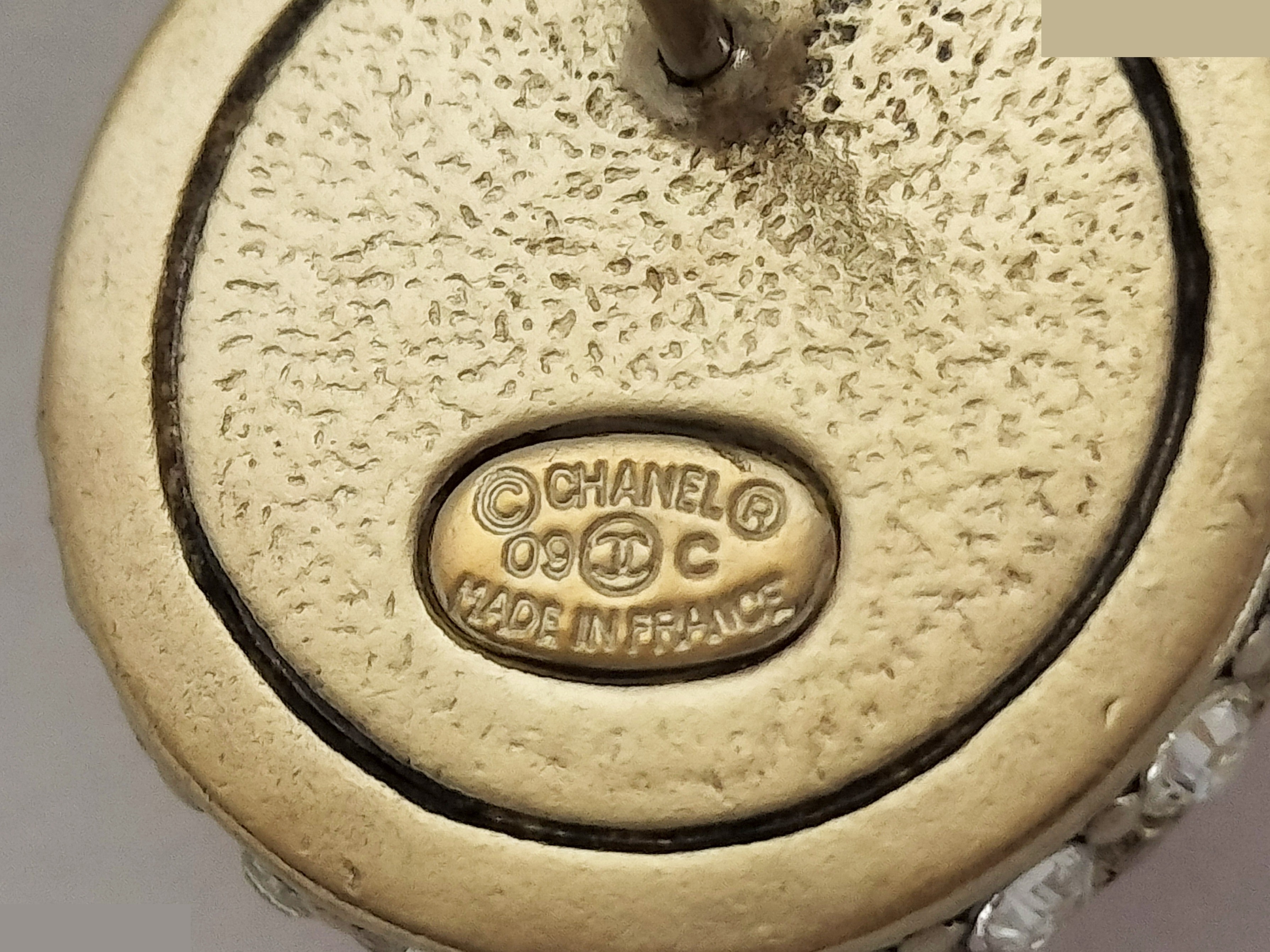 Coco Dome Gold Earrings 09C — view 3