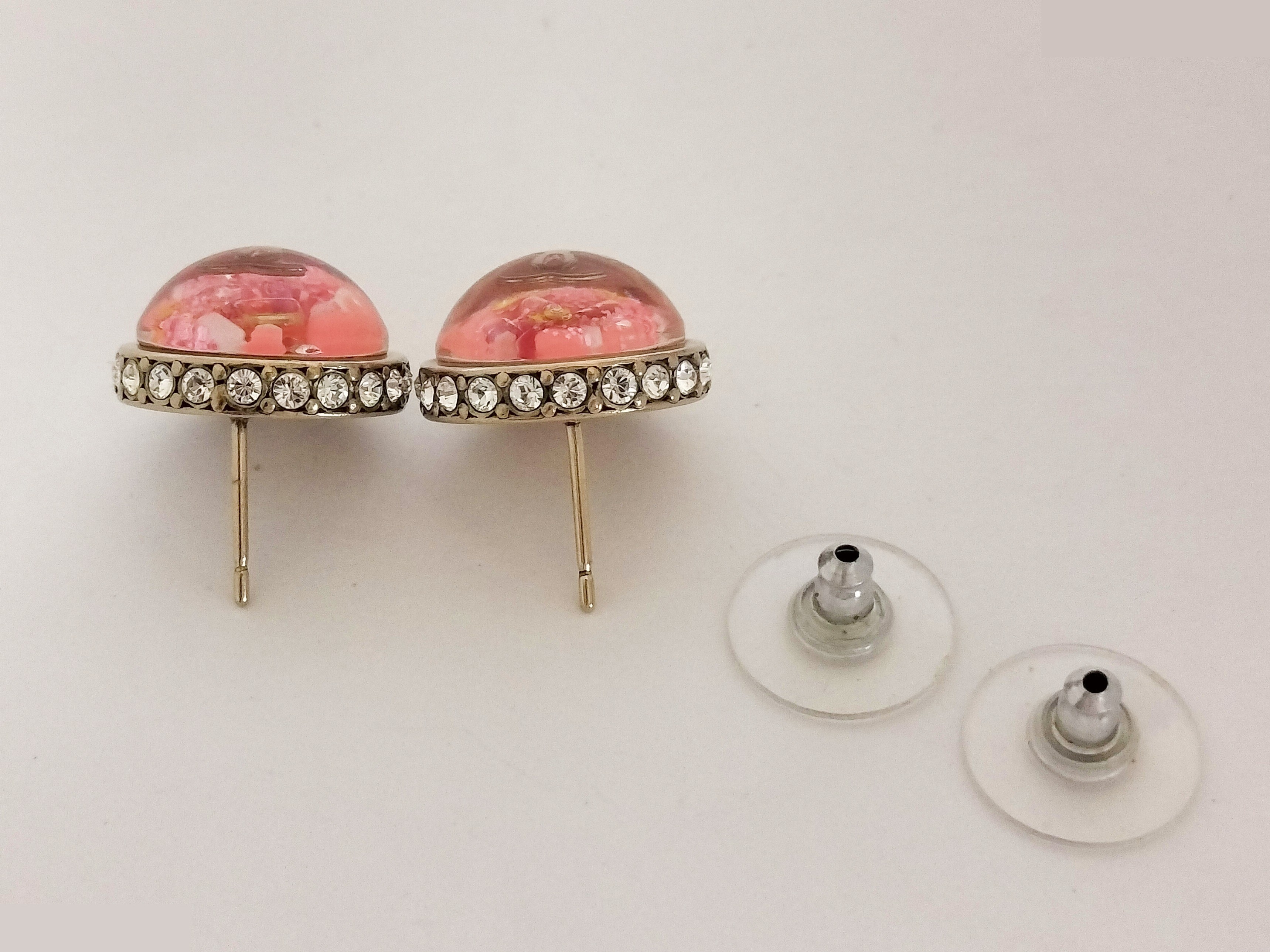 Coco Dome Gold Earrings 09C — view 4
