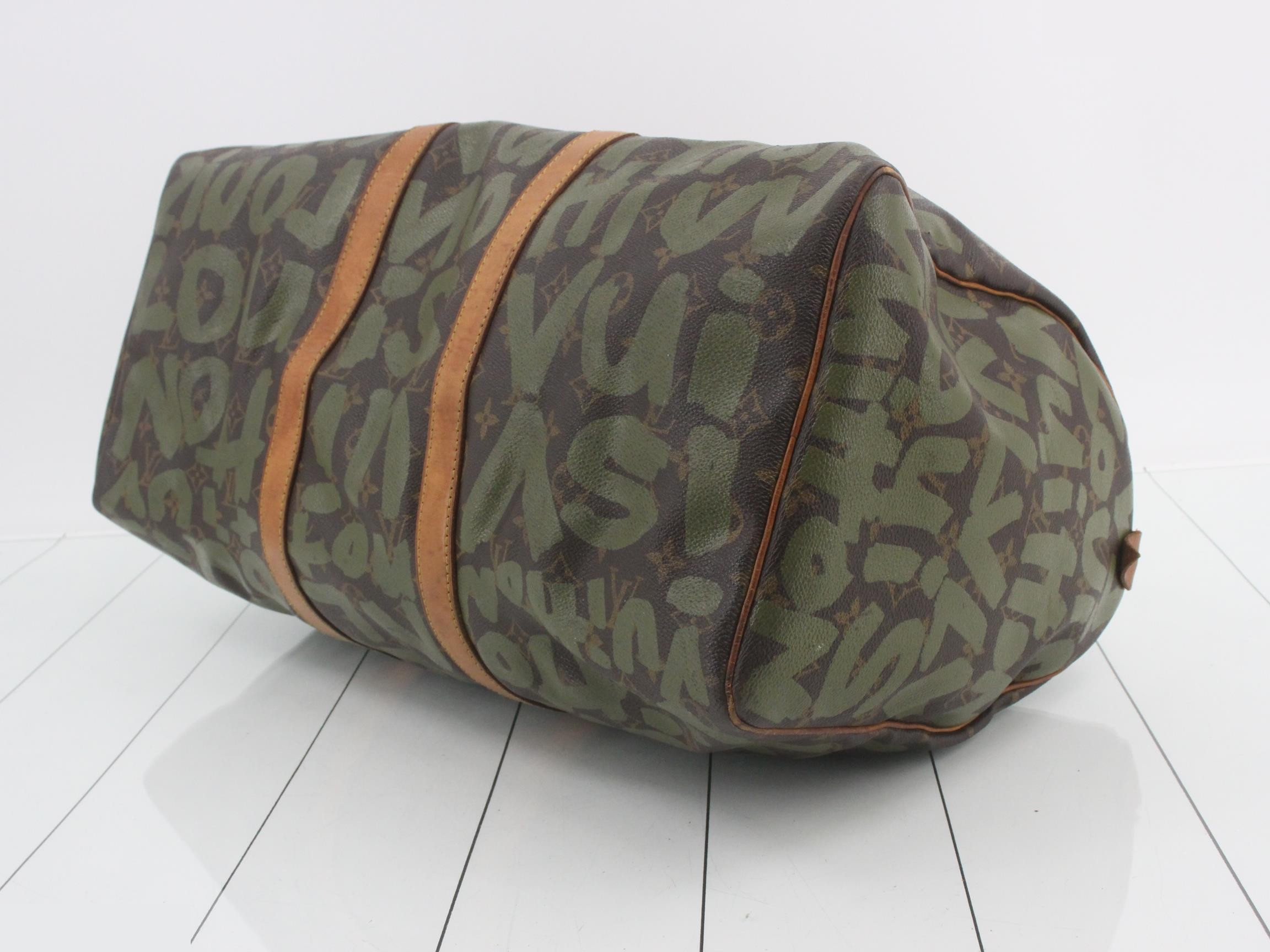 Keepall 50 Graffiti Boston Bag — view 6