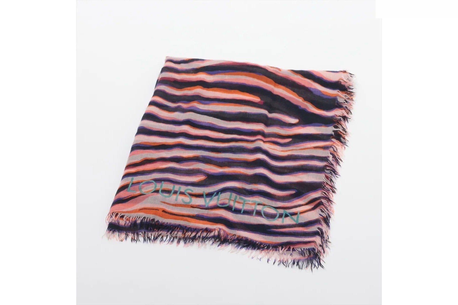 Tag attached Cashmere and silk scarf, large size, stole