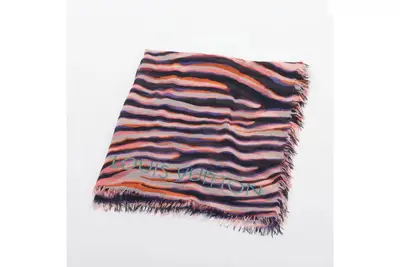 Tag attached Cashmere and silk scarf, large size, stole