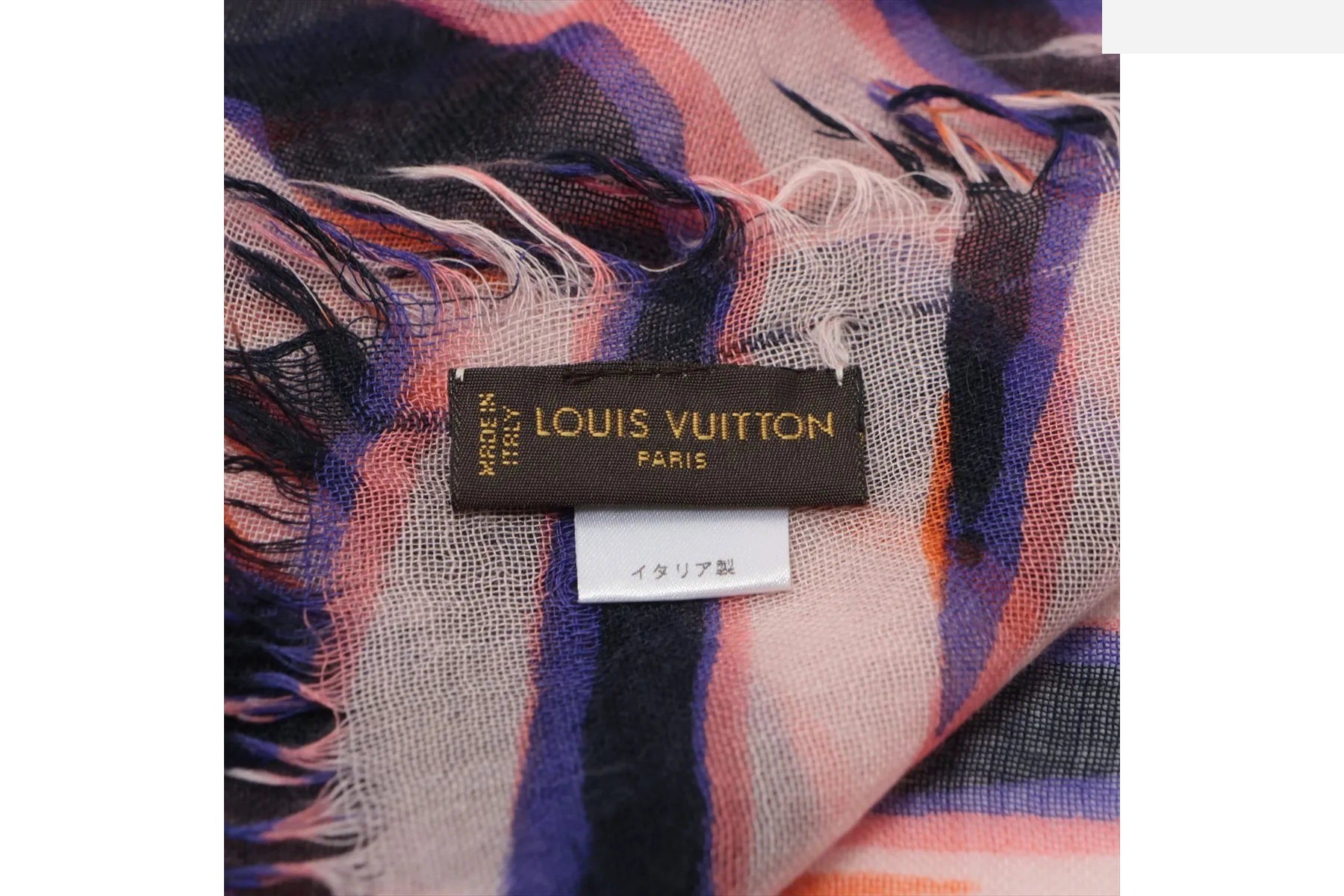 Tag attached Cashmere and silk scarf, large size, stole — view 3