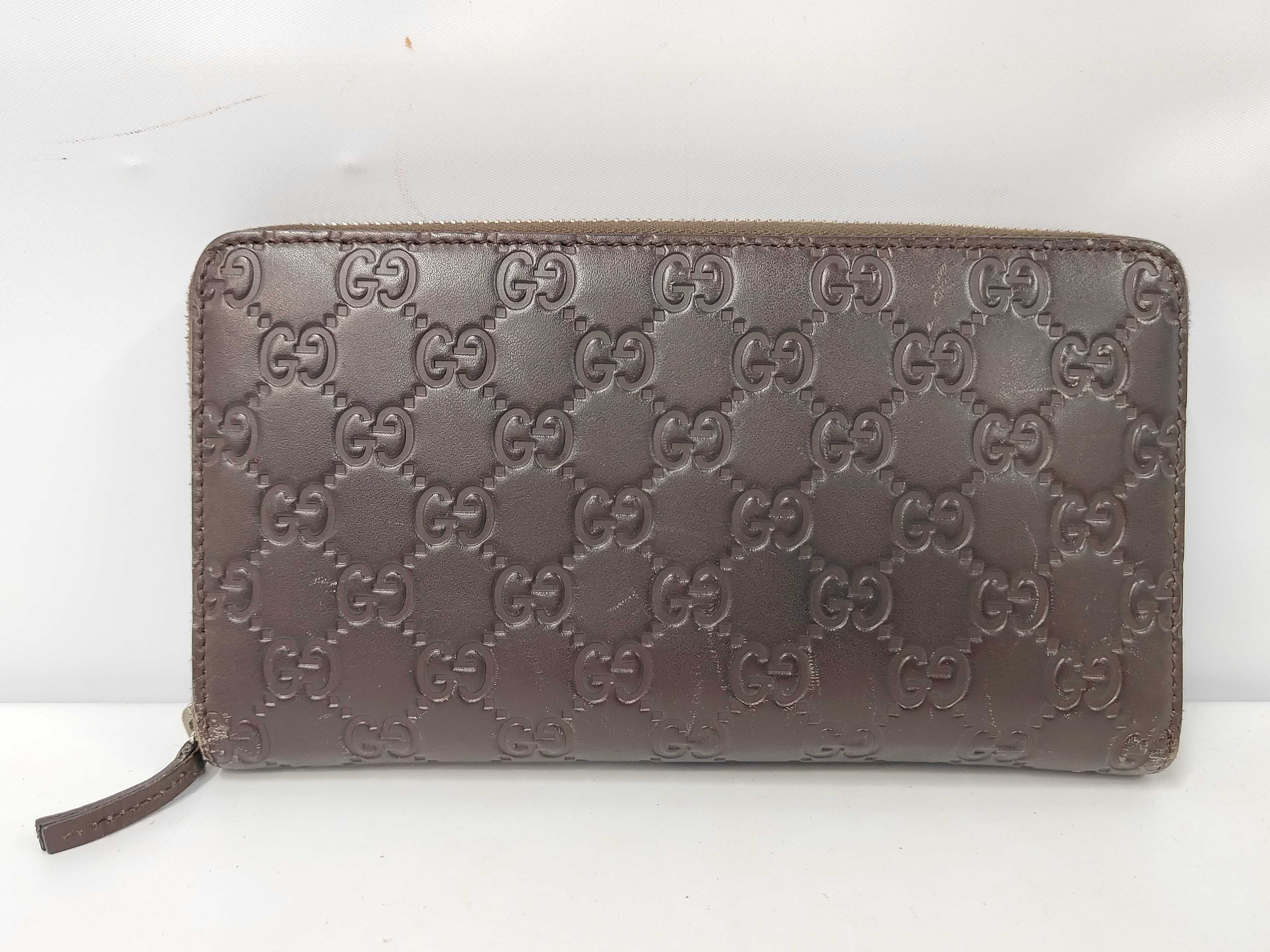 Long Wallet Organizer GG Shima Leather Wallet