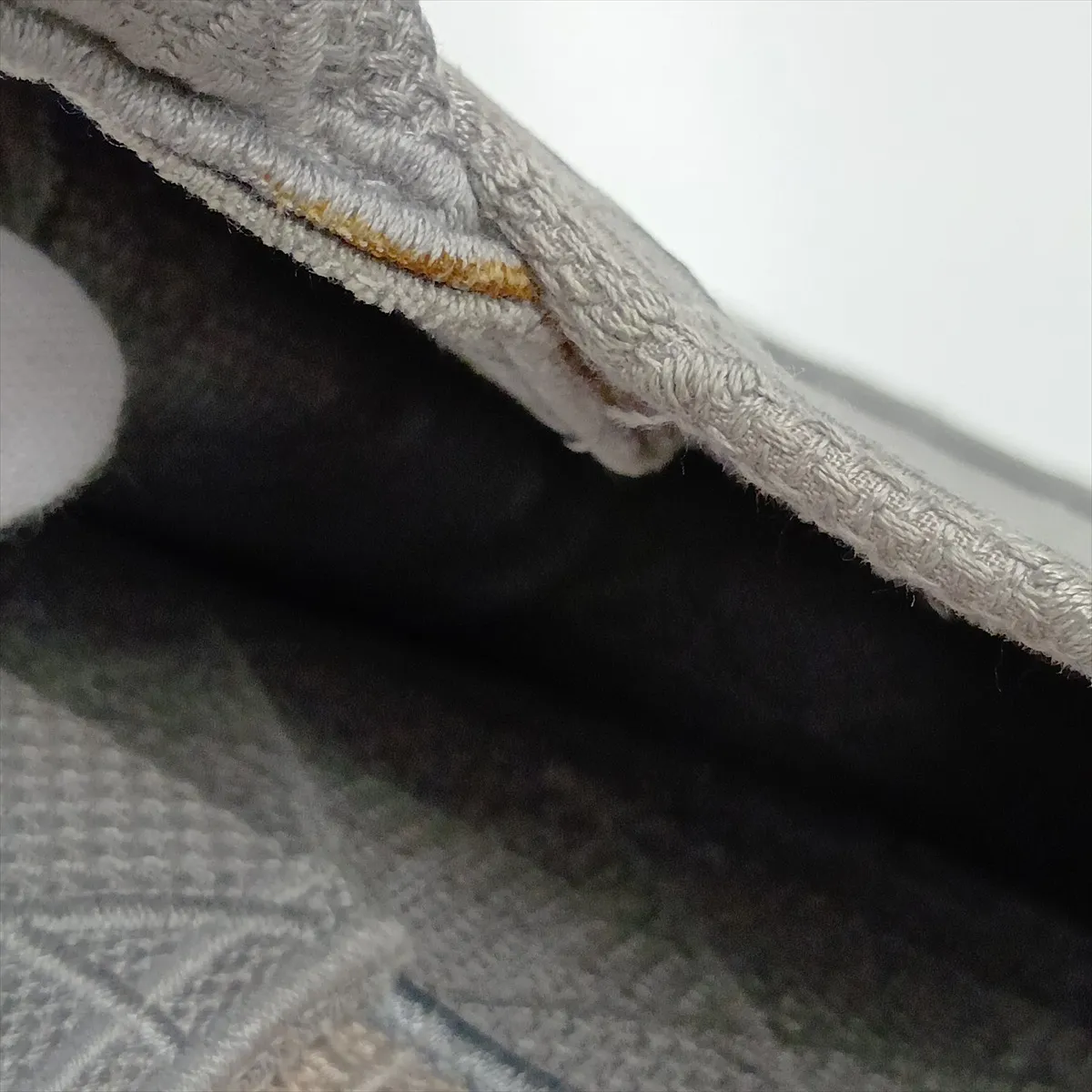 Cannage Book Tote Medium Canvas Tote Bag, Gray — view 10