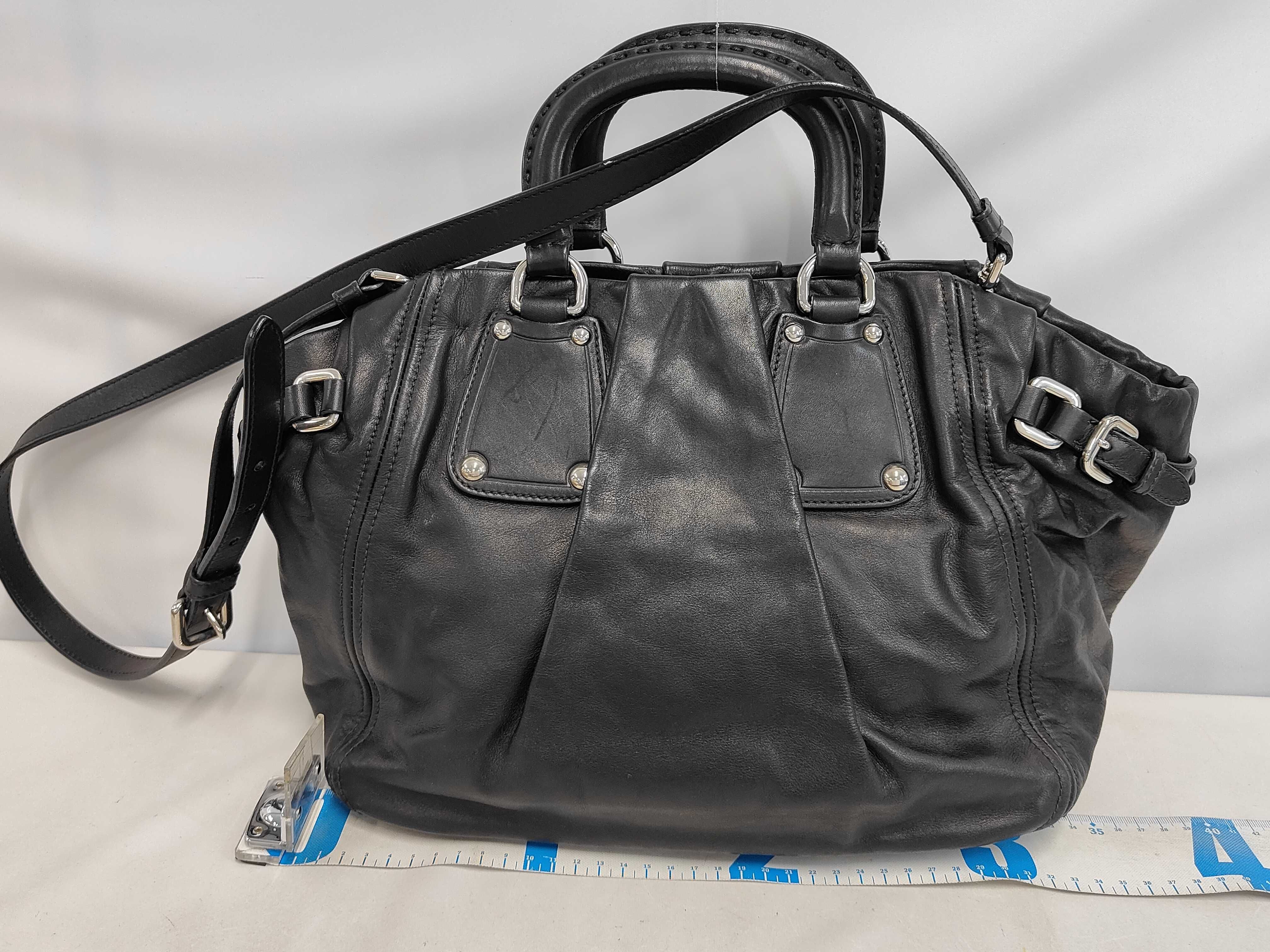 2-way leather handbag — view 2