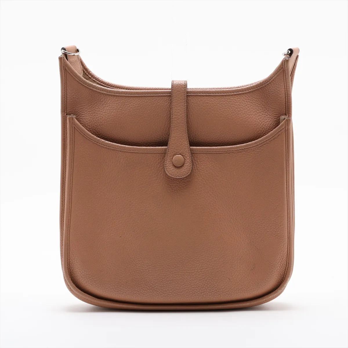 Evelyne 3 33 GM Taurillon Clemence Beige Silver Hardware N:2010 — view 2