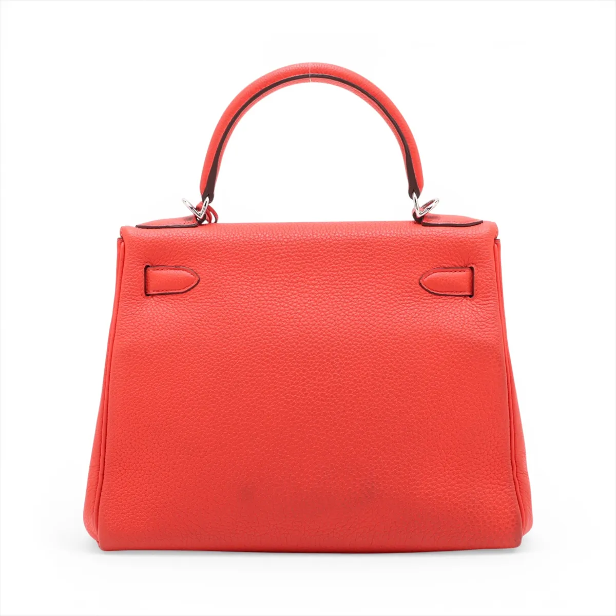[Individually packaged] Hermes Kelly 28 Retournée Taurillon Clemence Orangefield Silver Hardware K: 2025 — view 2