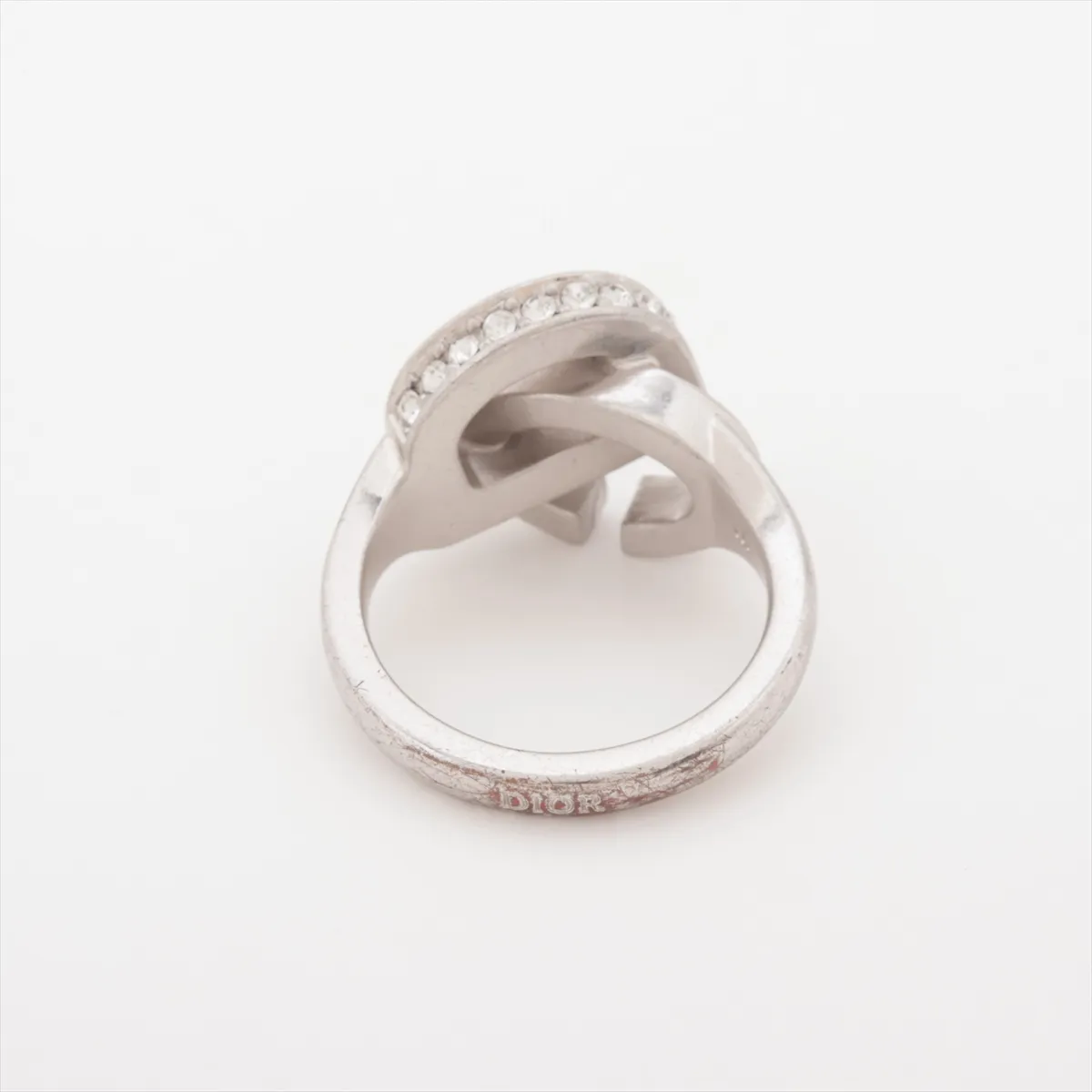 CD logo ring, 925 silver. Shows signs of wear, — view 2