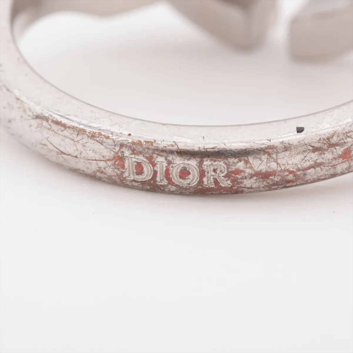 CD logo ring, 925 silver. Shows signs of wear, — view 4